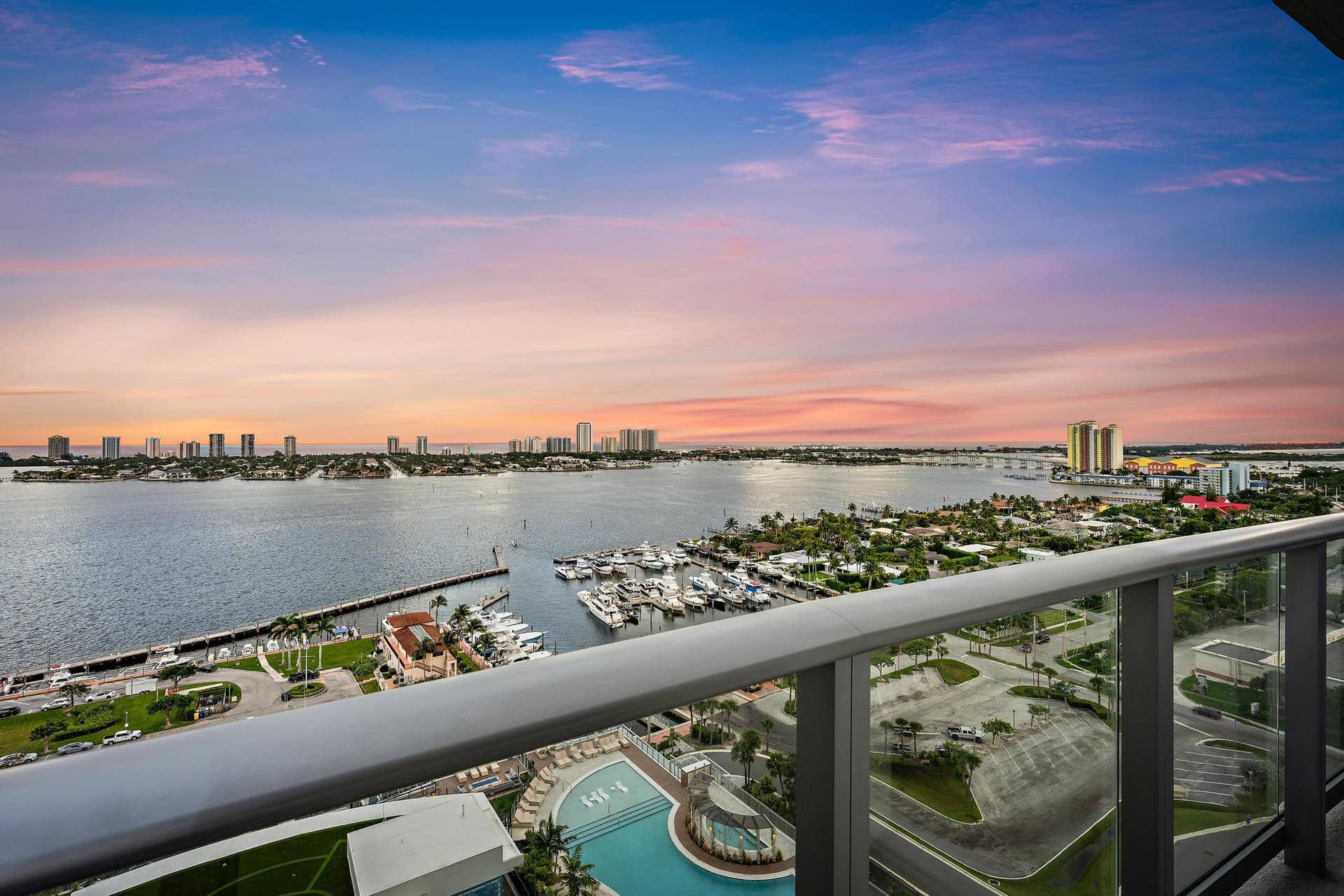 220 Lake Shore Drive, #1802, Lake Park, FL 33403 Covered Balcony