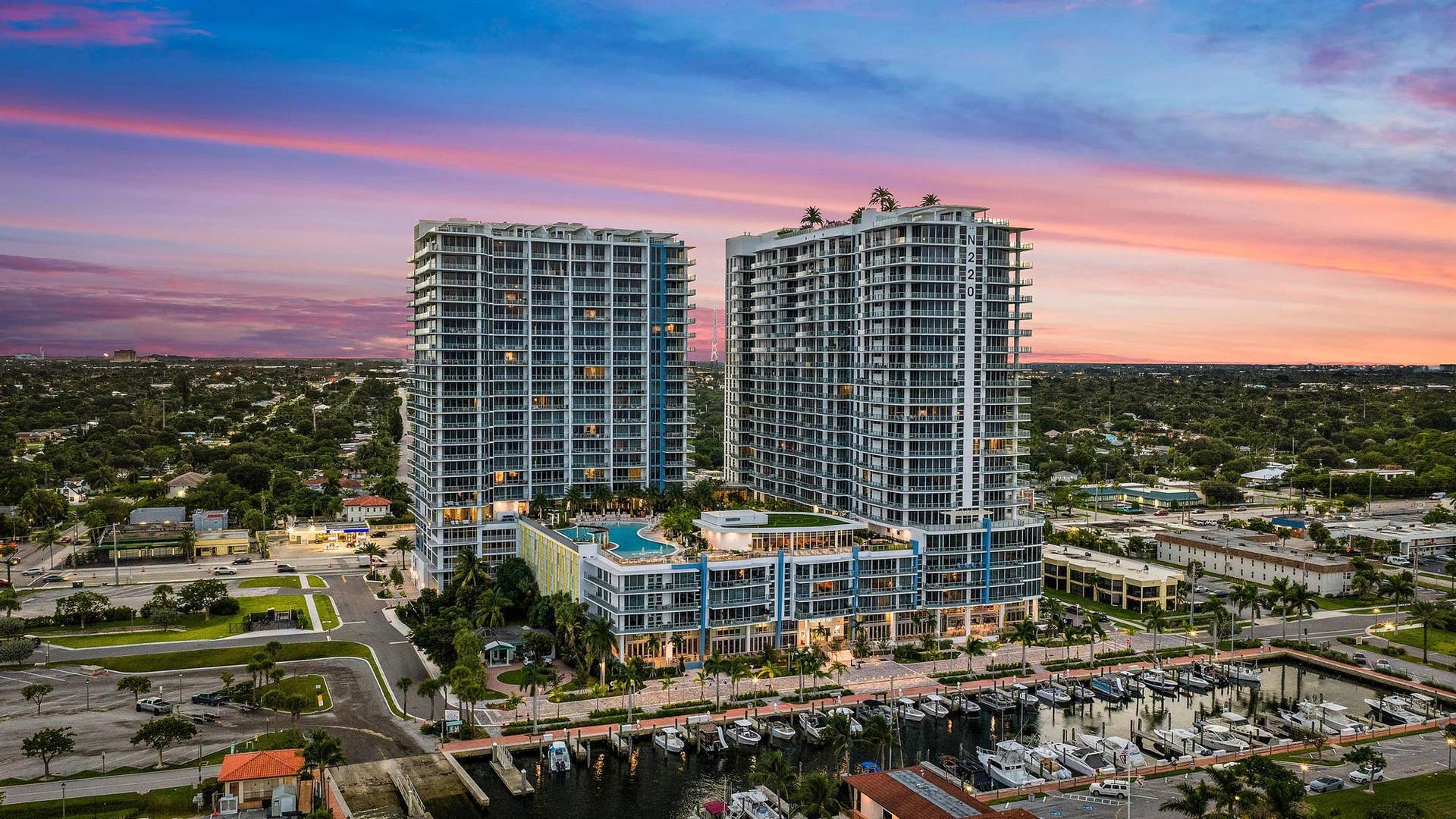 220 Lake Shore Drive, #1802, Lake Park, FL 33403 Aerial View