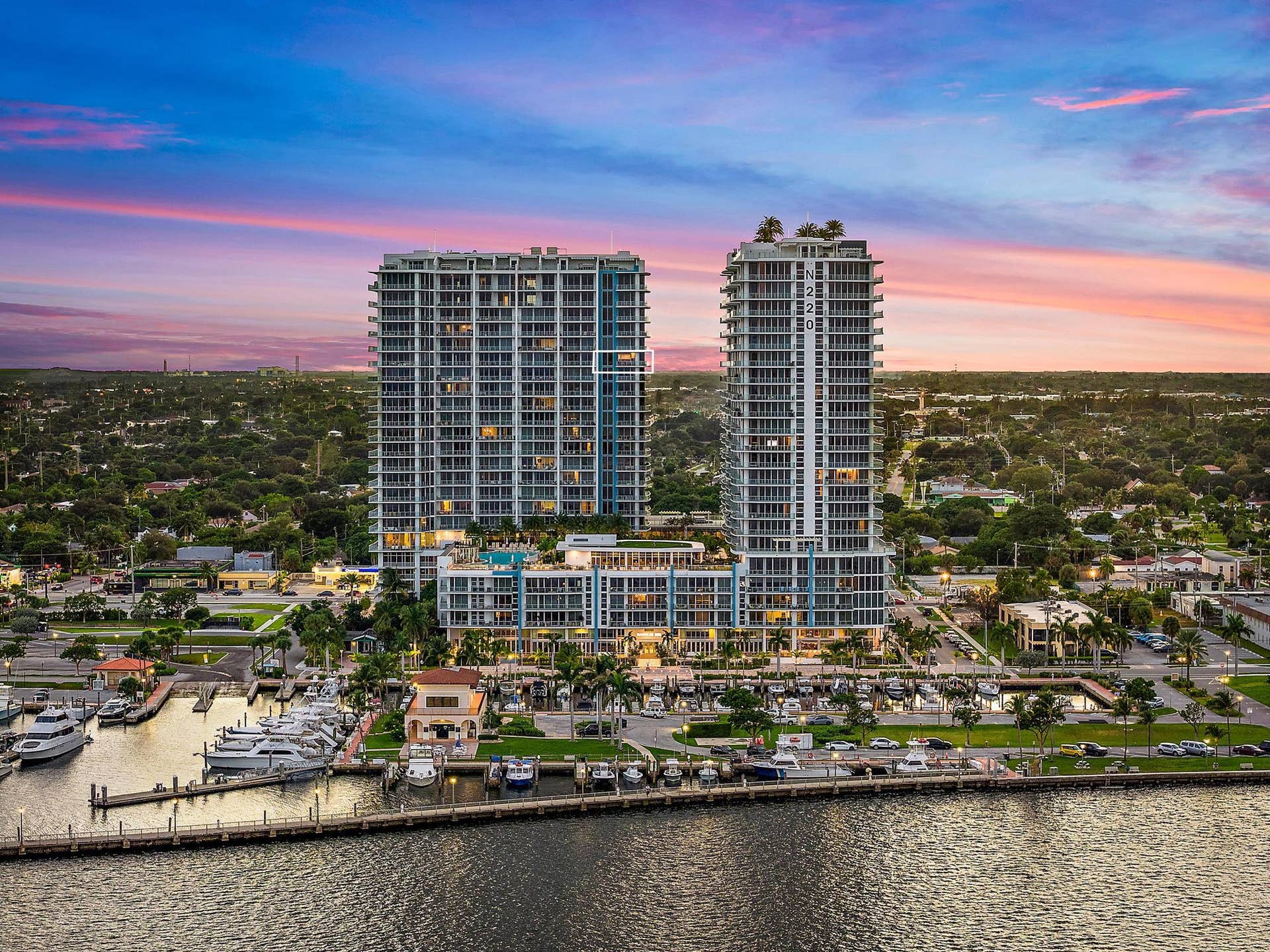 220 Lake Shore Drive, #1802, Lake Park, FL 33403 Aerial View