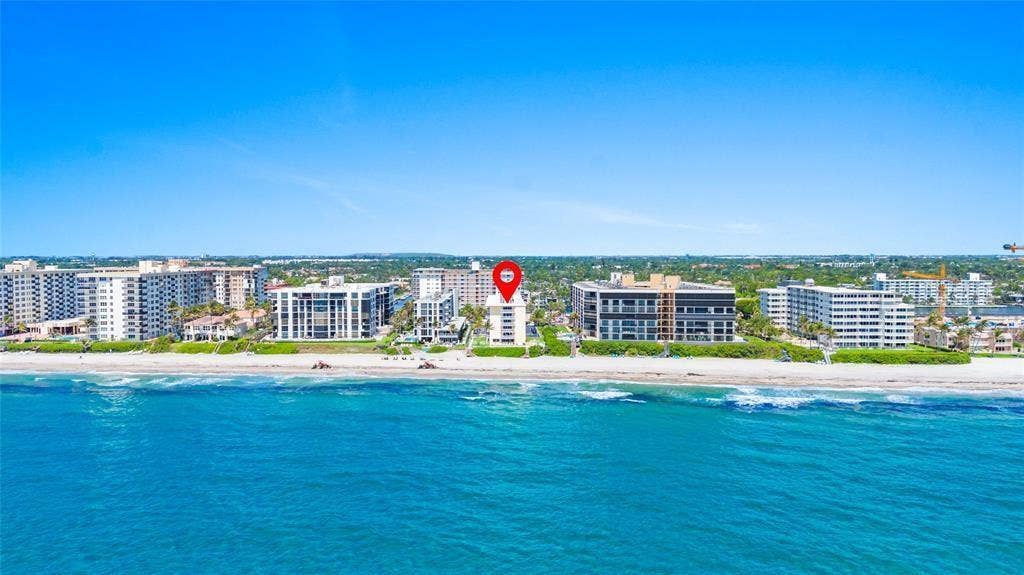 1161 HILLSBORO MILE, #305, Hillsboro Beach, FL 33062 AERIAL VIEW
