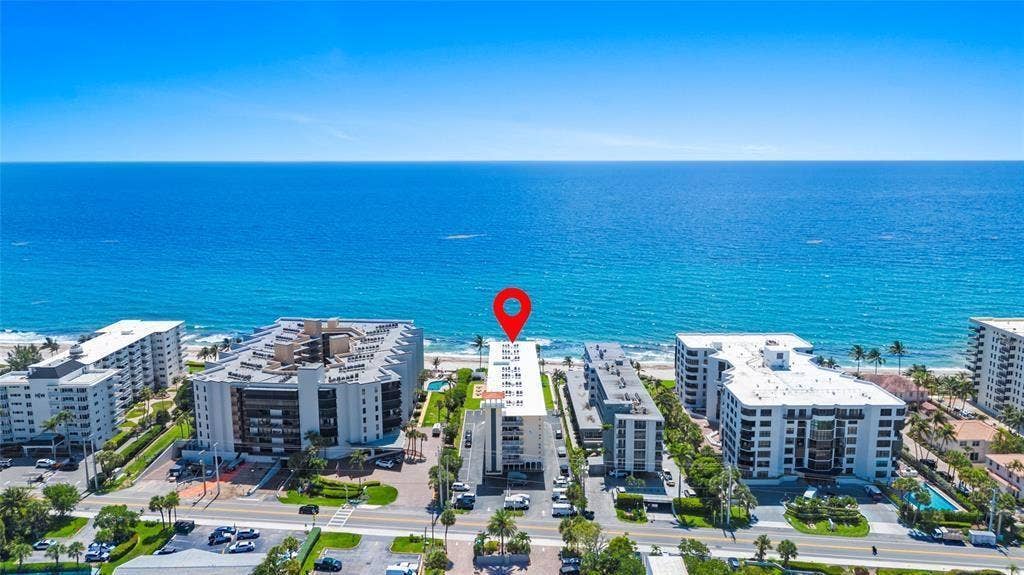 1161 HILLSBORO MILE, #305, Hillsboro Beach, FL 33062 AERIAL VIEW