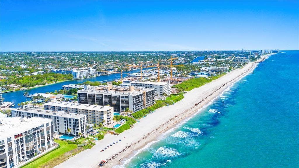 1161 HILLSBORO MILE, #305, Hillsboro Beach, FL 33062 AERIAL VIEW