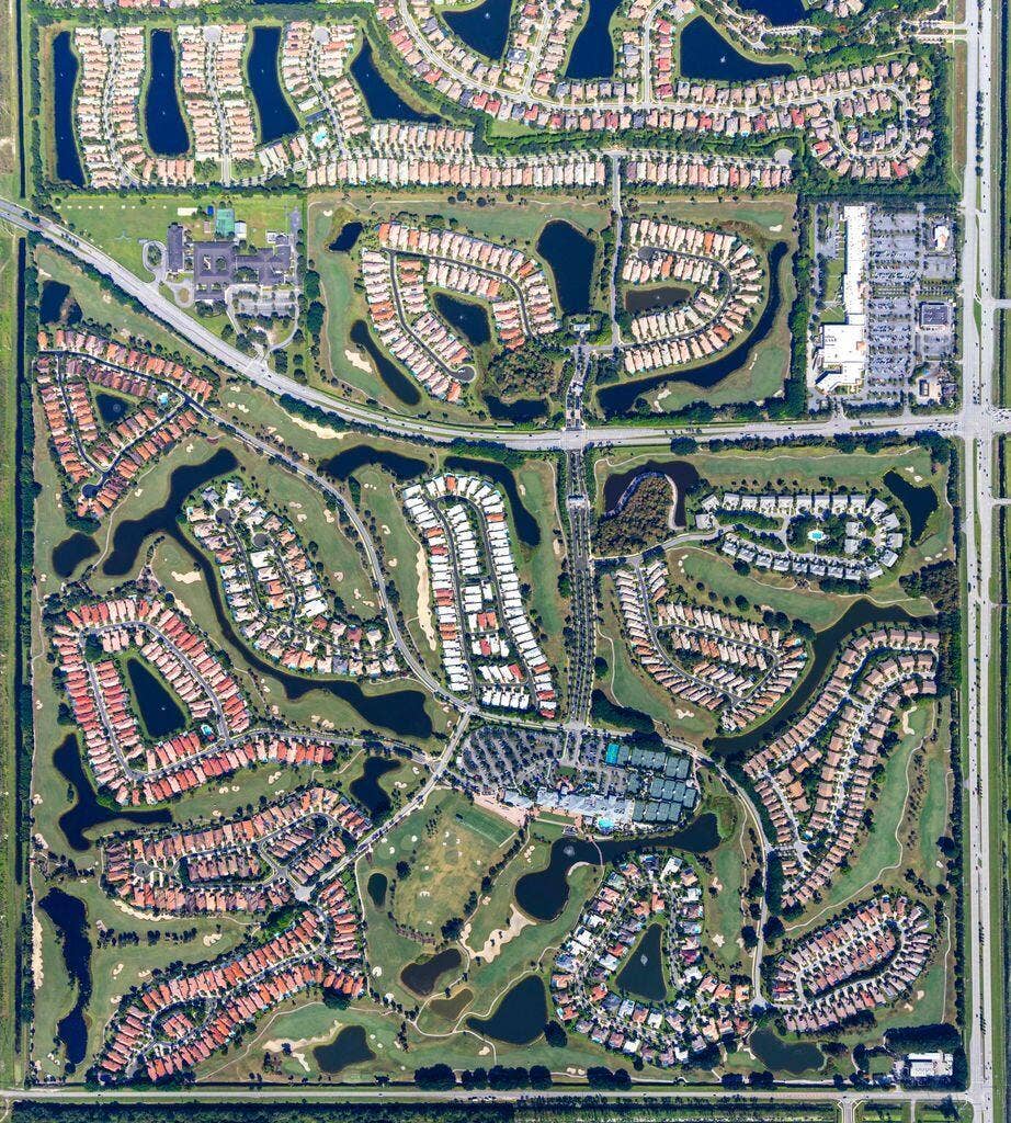 4017 Manchester Lake Drive, Lake Worth, FL 33449 Aerial Map