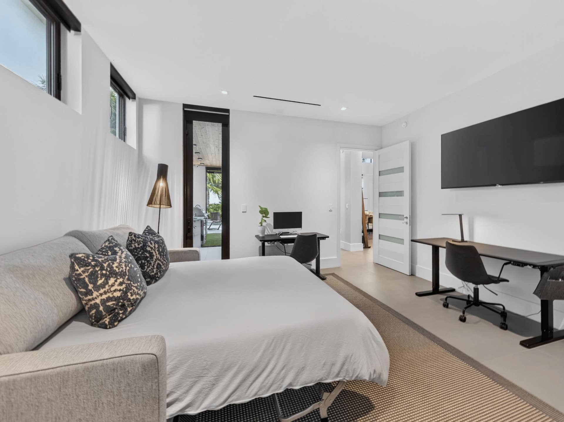 1736 SE 14TH Street, Fort Lauderdale, Fort Lauderdale, FL 33316 1st Floor Bedroom / Office / Den with Queen Sleeper Sofa