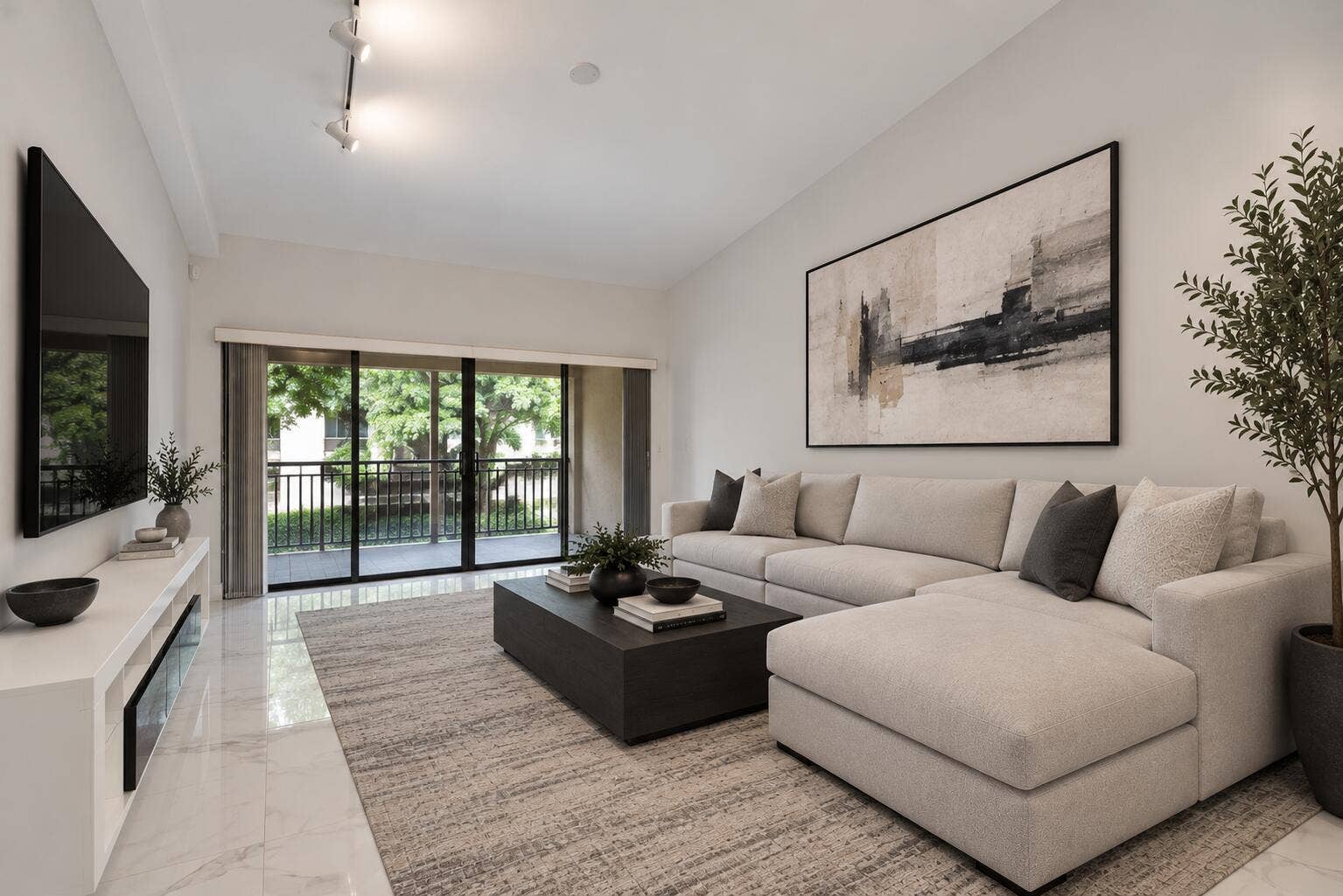 1913 SW 15TH Street, #24, Deerfield Beach, Deerfield Beach, FL 33442 Living room virtually staged