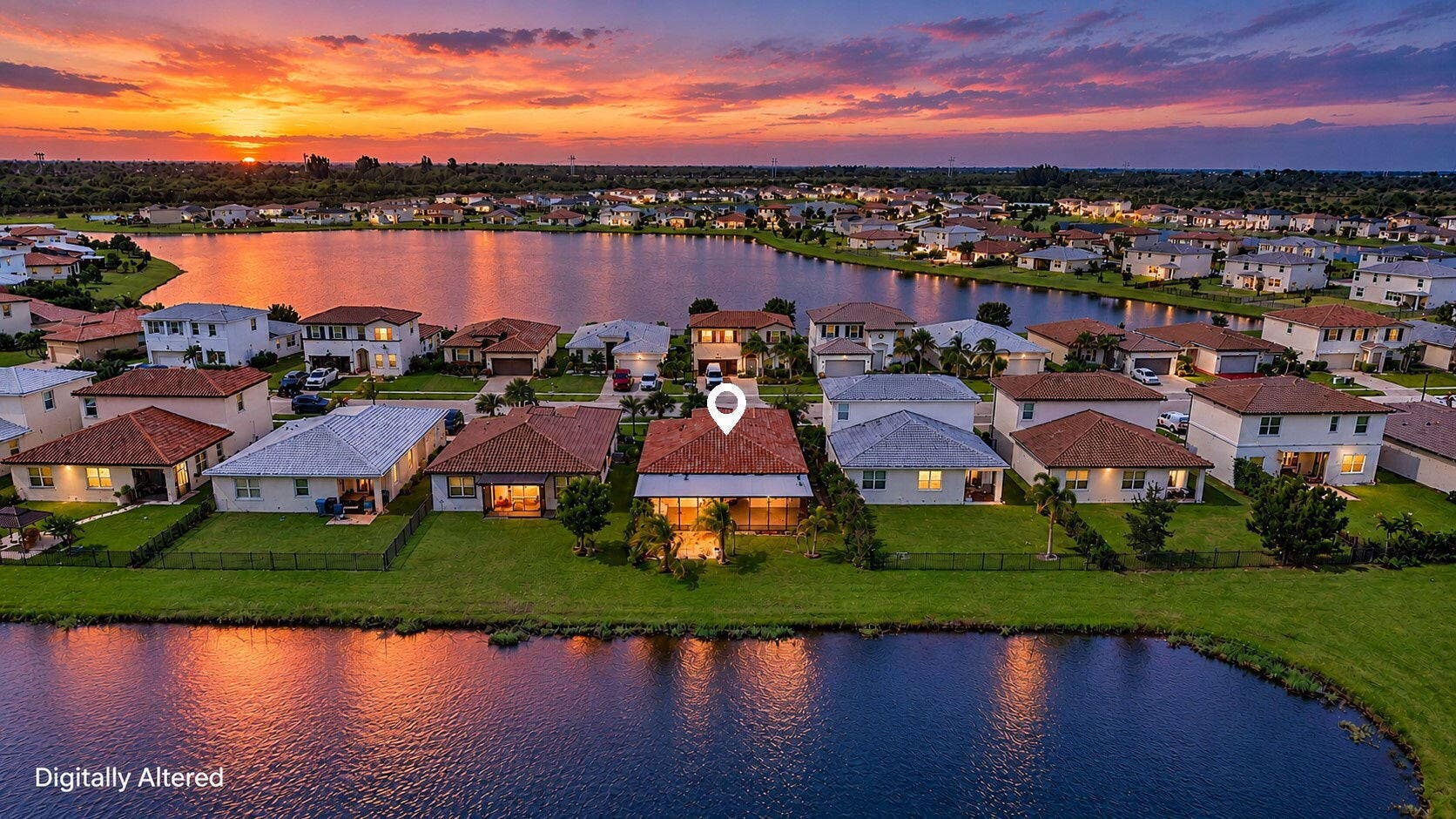 8410 NW GREENBANK Circle, Port St Lucie, FL 34987 3-web-or-mls-Twilight Sunset