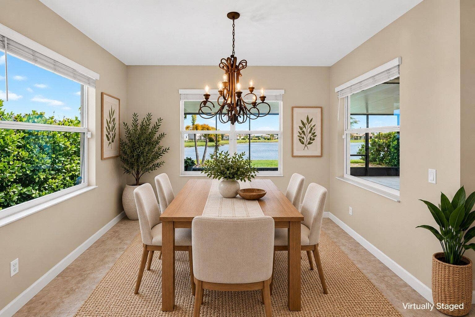 8410 NW GREENBANK Circle, Port St Lucie, FL 34987 33-web-or-mls-Dining Room Virtually Stag