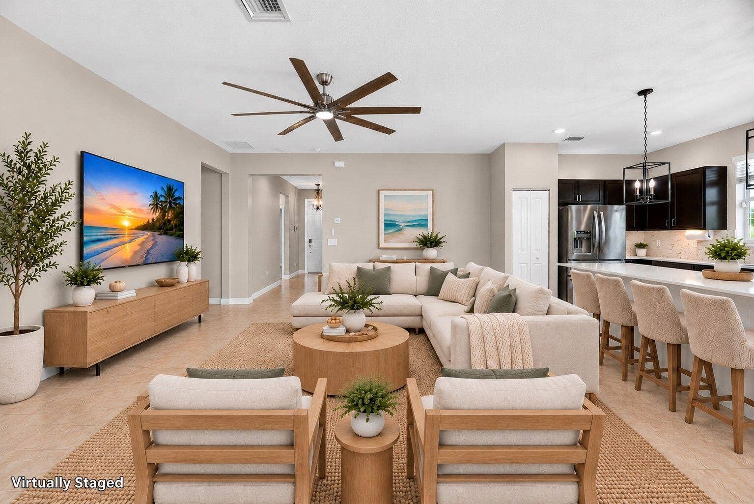 8410 NW GREENBANK Circle, Port St Lucie, FL 34987 18-web-or-mls-Living Room Virtually Stag