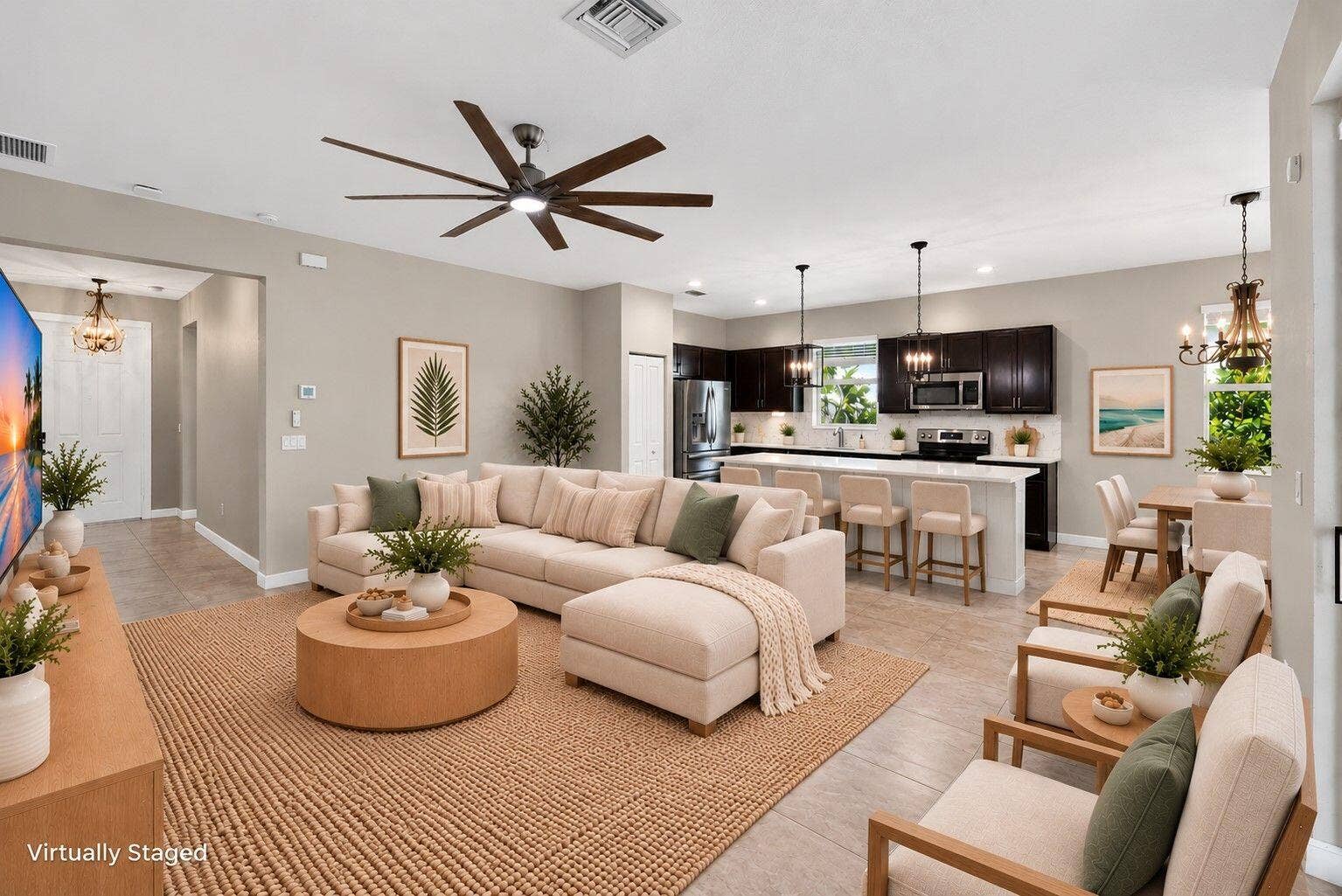8410 NW GREENBANK Circle, Port St Lucie, FL 34987 20-web-or-mls-Living Room Virtually Stag
