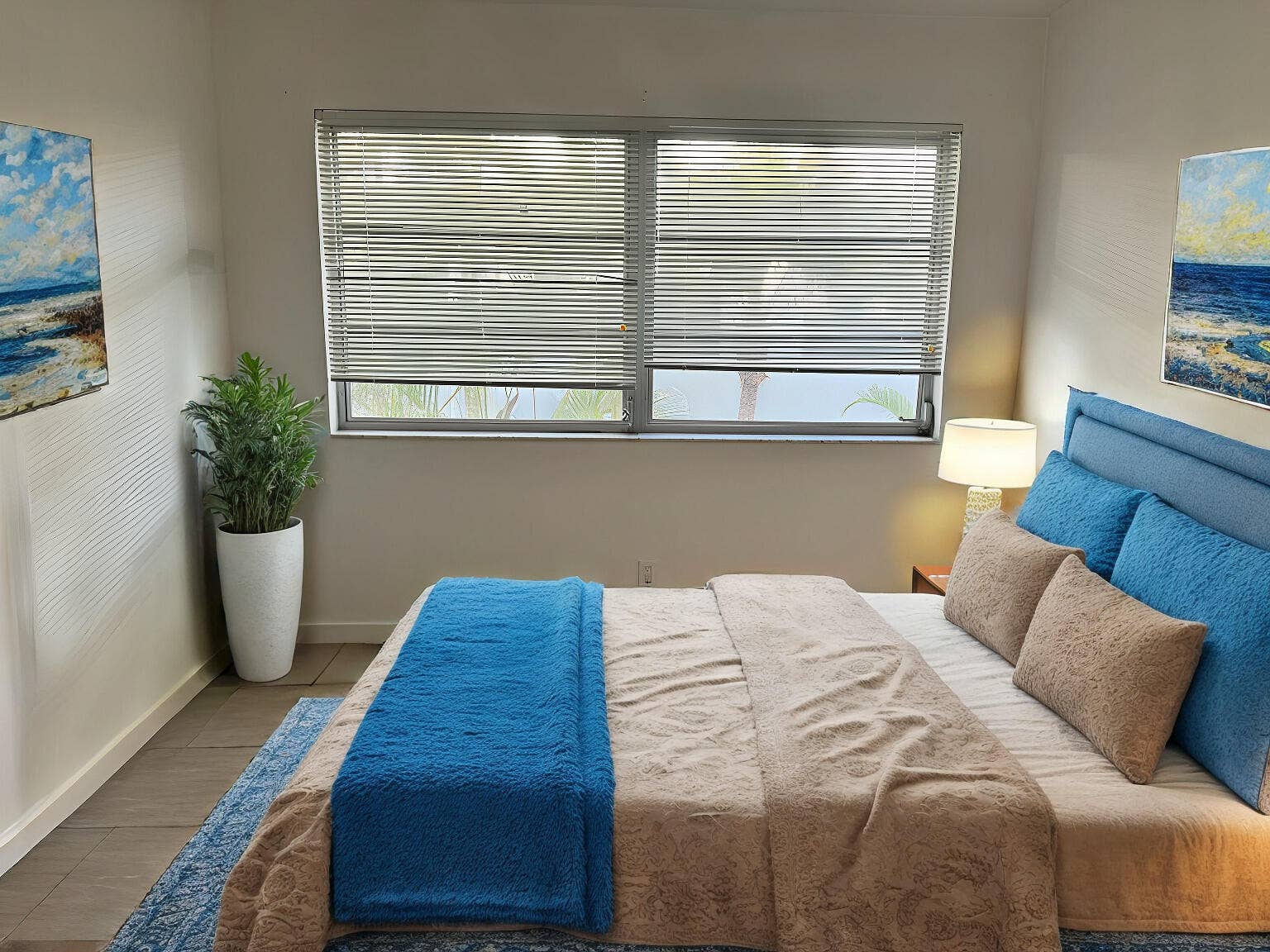 2830 NE 30th Street, #9, Fort Lauderdale, FL 33306 AI - Staged Bedroom