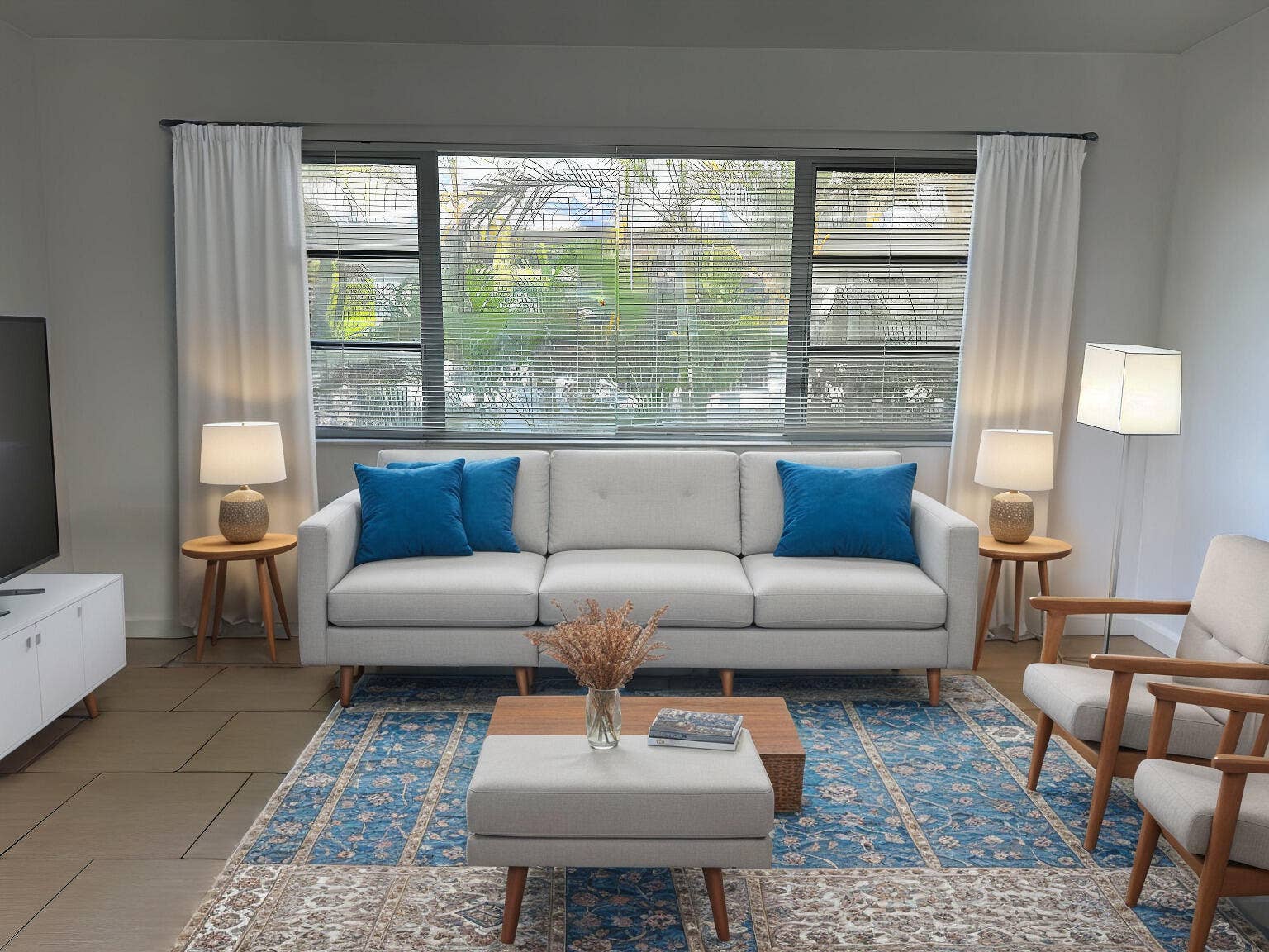 2830 NE 30th Street, #9, Fort Lauderdale, FL 33306 AI - Staged Livingroom