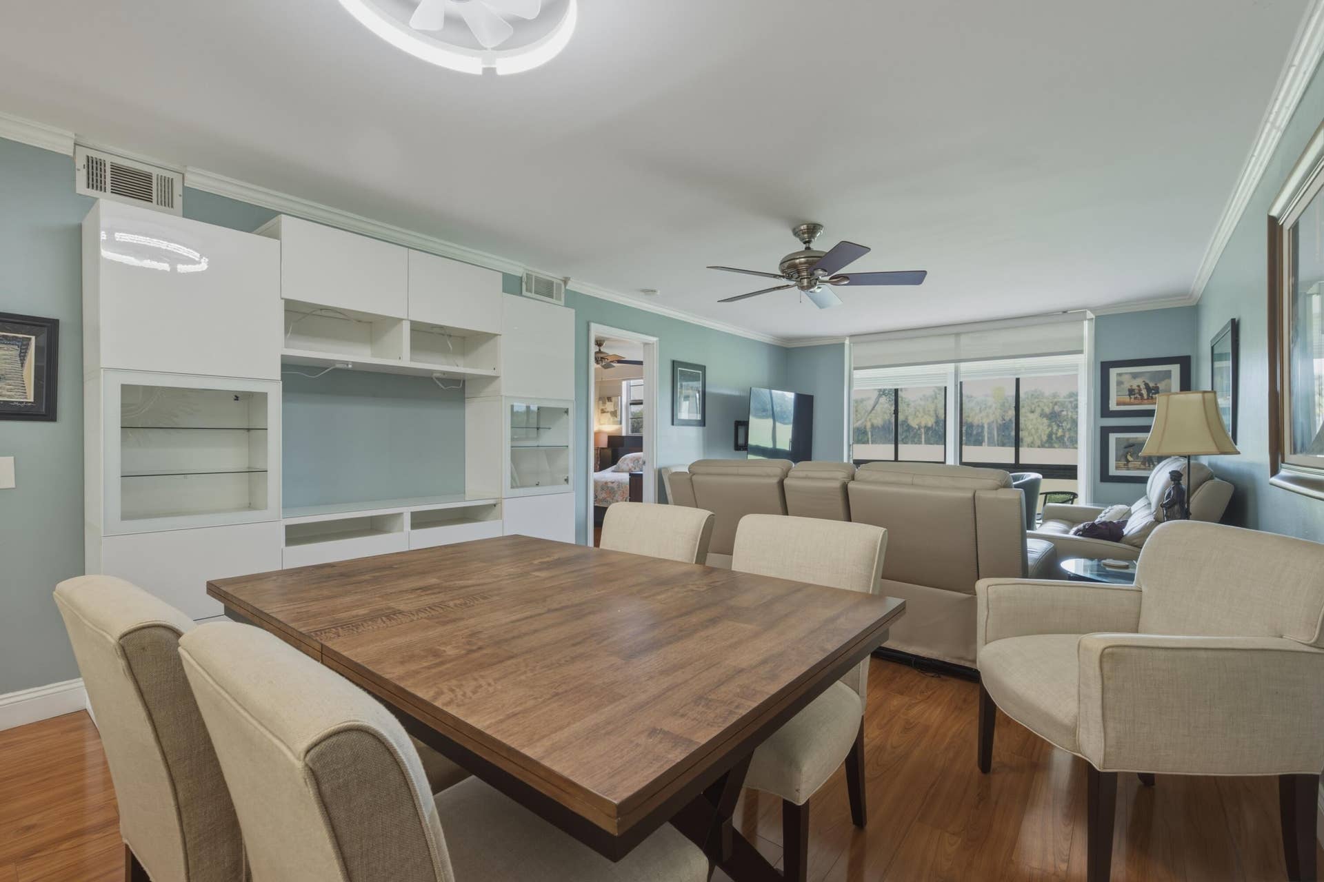 9411 N HOLLYBROOK LAKE Drive, #108, Pembroke Pines, FL 33025 10. Dining Room to Living Room and Patio