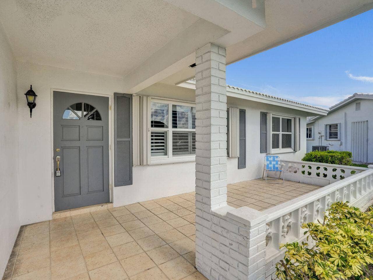 Front Entrance Patio