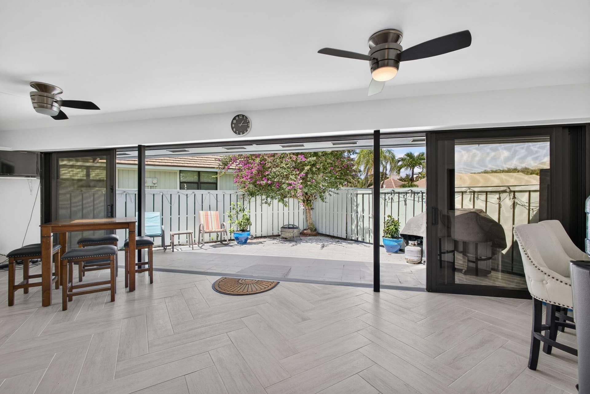 Sunroom to patio