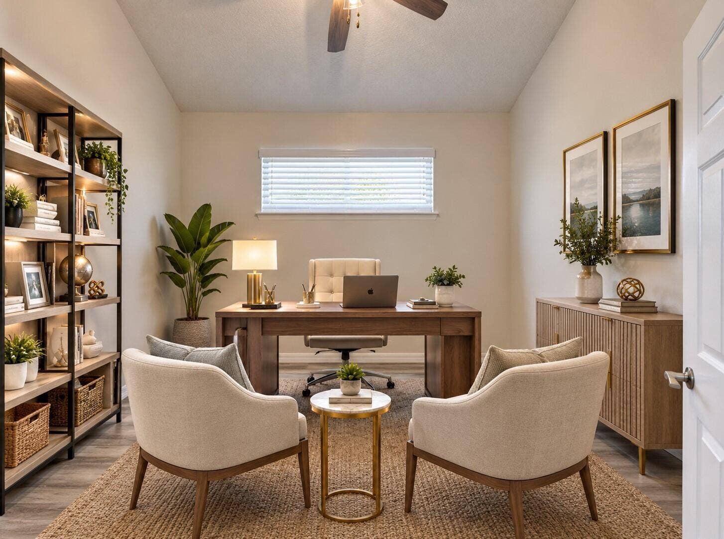 9013 HEATHLAND Court, Mount Dora, FL 32757 Virtually Staged Office/ Den