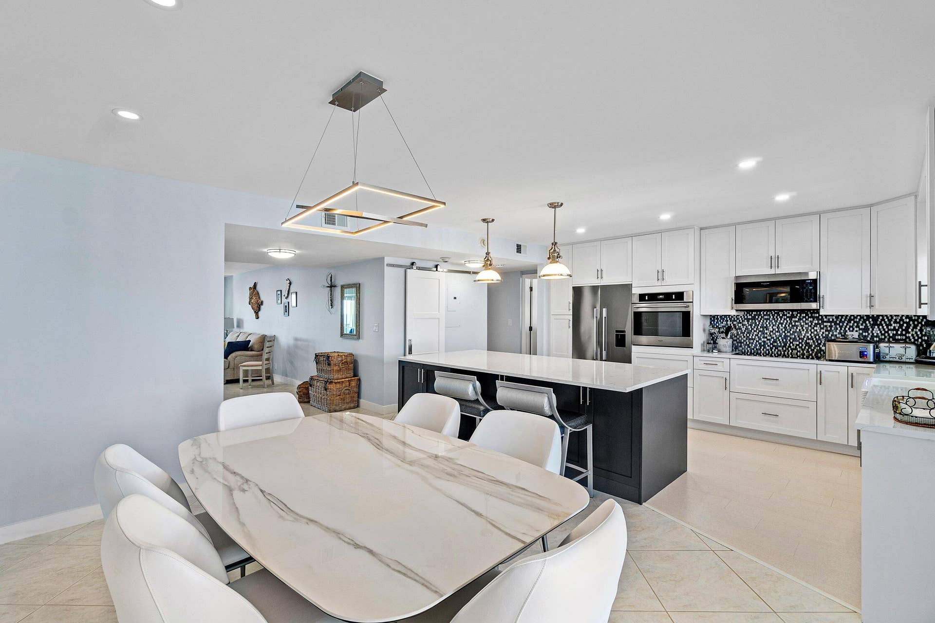 Island and Dining Area