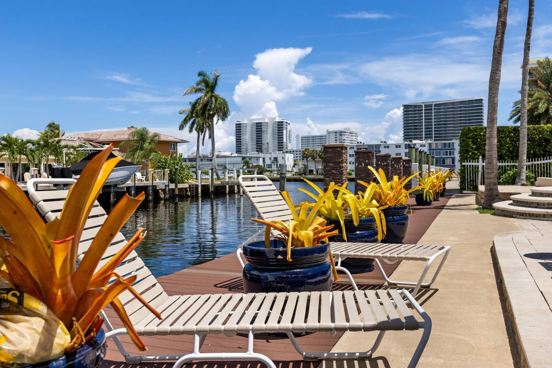 2851 NE 11TH Street, Pompano Beach, FL 33062 Back Yard & Dock