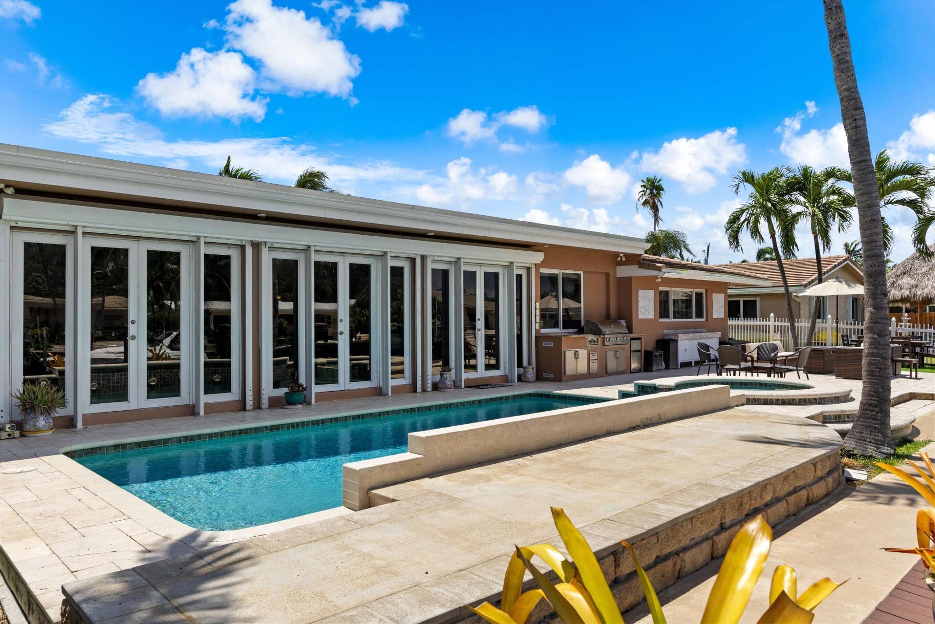 2851 NE 11TH Street, Pompano Beach, FL 33062 Back Yard - Pool & Jacuzzi