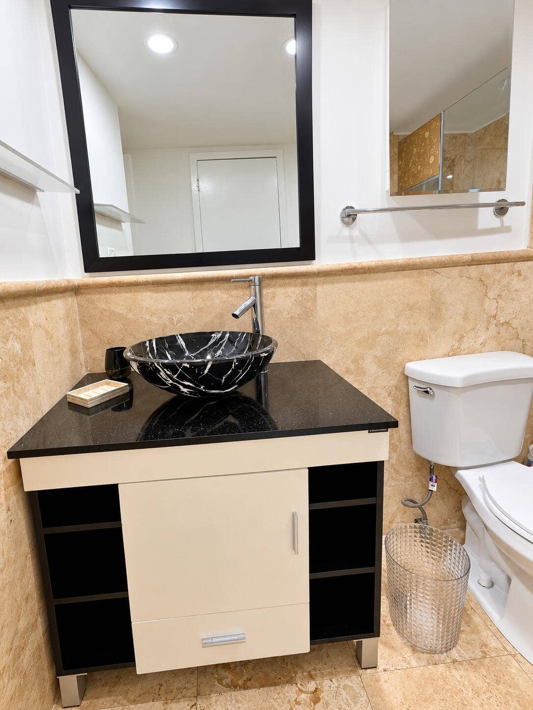2030 S OCEAN Drive, #211, Hallandale Beach, FL 33009 Modern Marble Bathroom Vanity