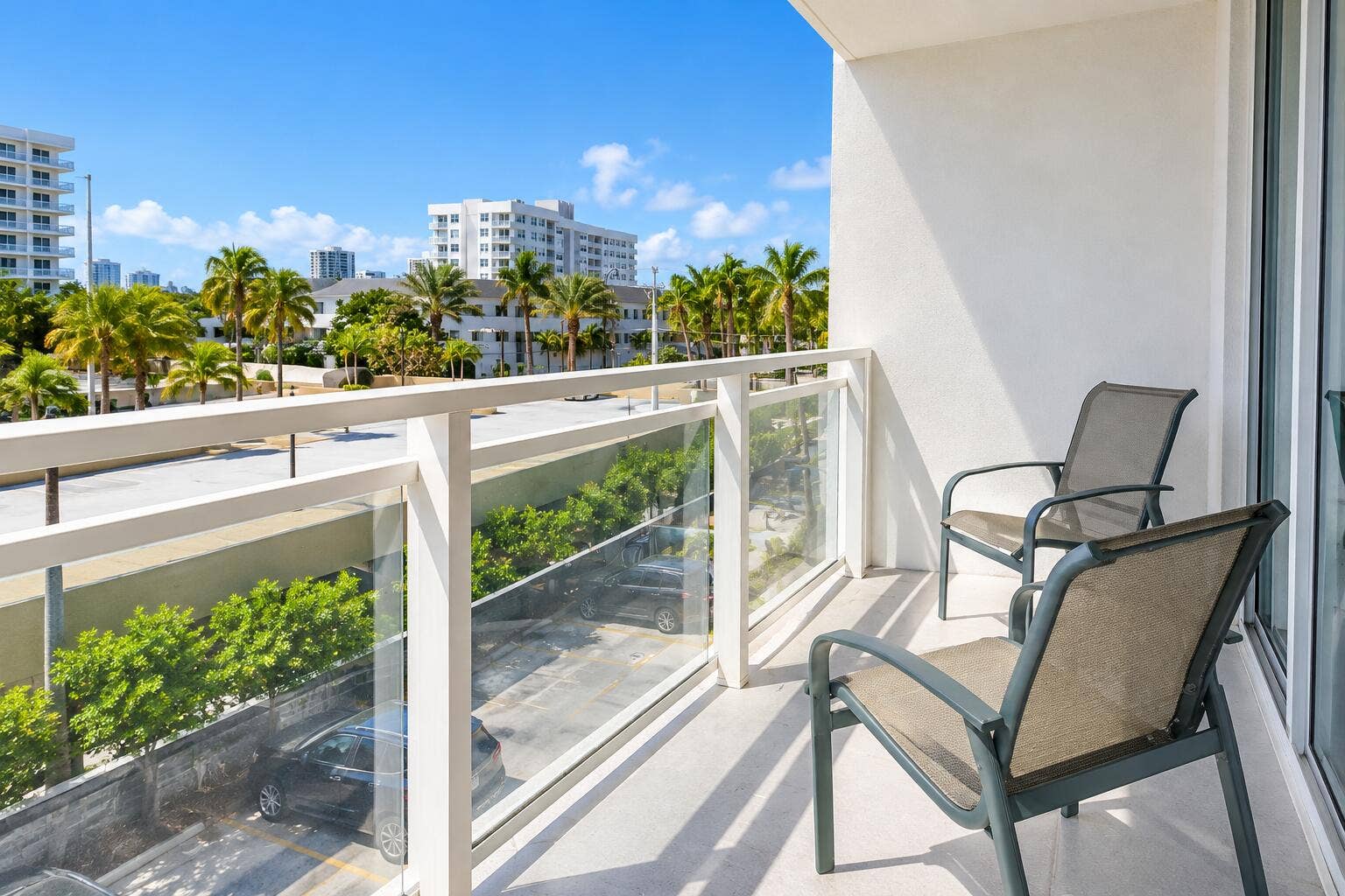 2030 S OCEAN Drive, #211, Hallandale Beach, FL 33009 Sunny Modern Balcony with City View