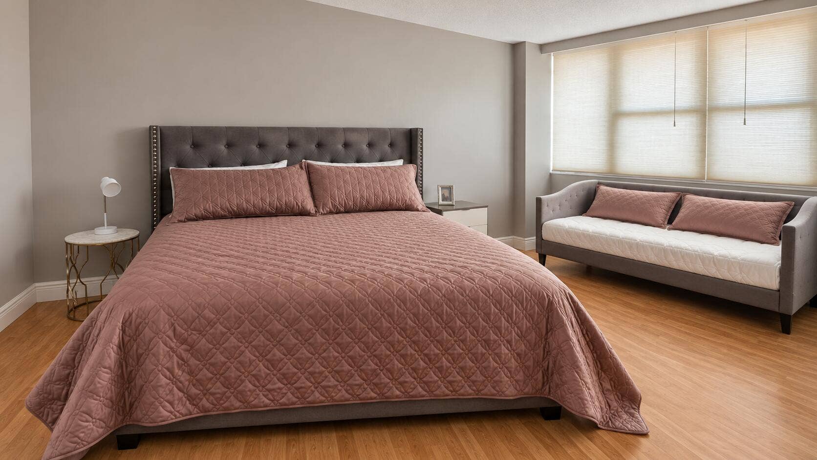 2030 S OCEAN Drive, #211, Hallandale Beach, FL 33009 Serene Modern Mauve Bedroom