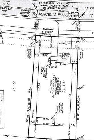 11545 SW Macelli Way Plot Plan
