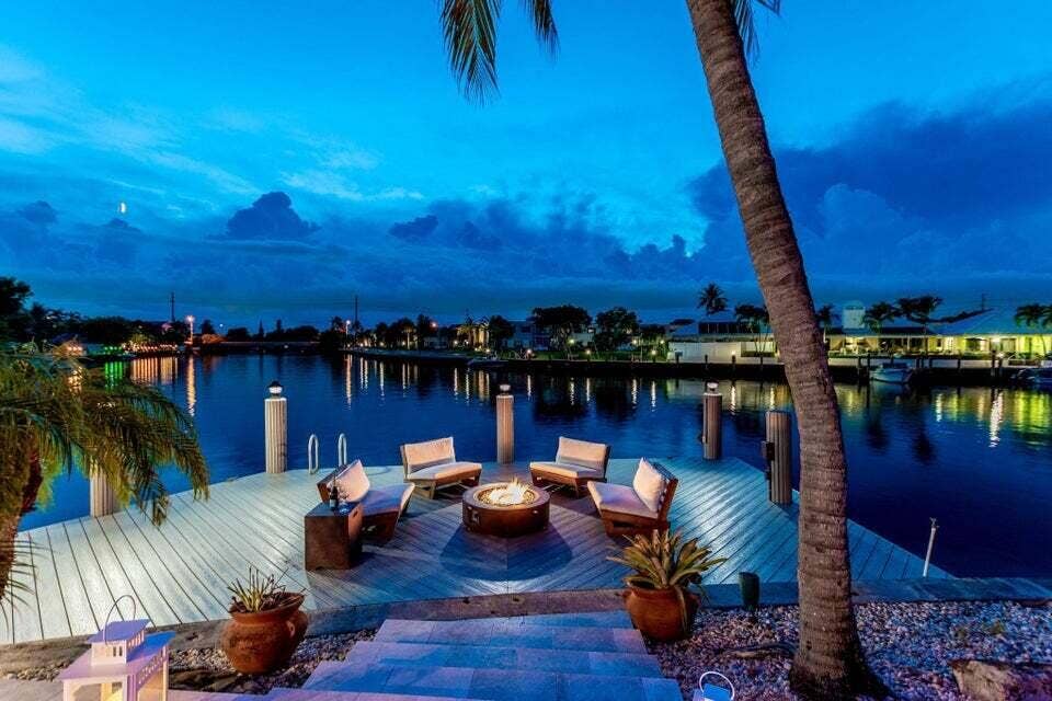 6541 NE 20TH Avenue, Fort Lauderdale, FL 33308 Waterfront Fire Pit & Stunning Views