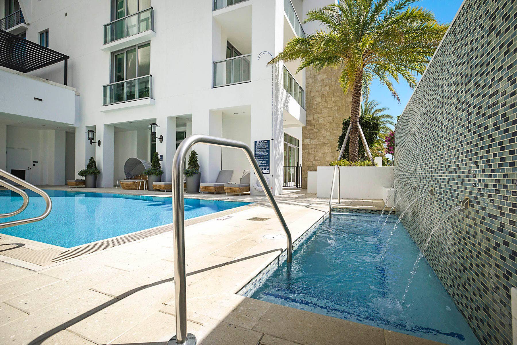 POOL DECK AND SPA