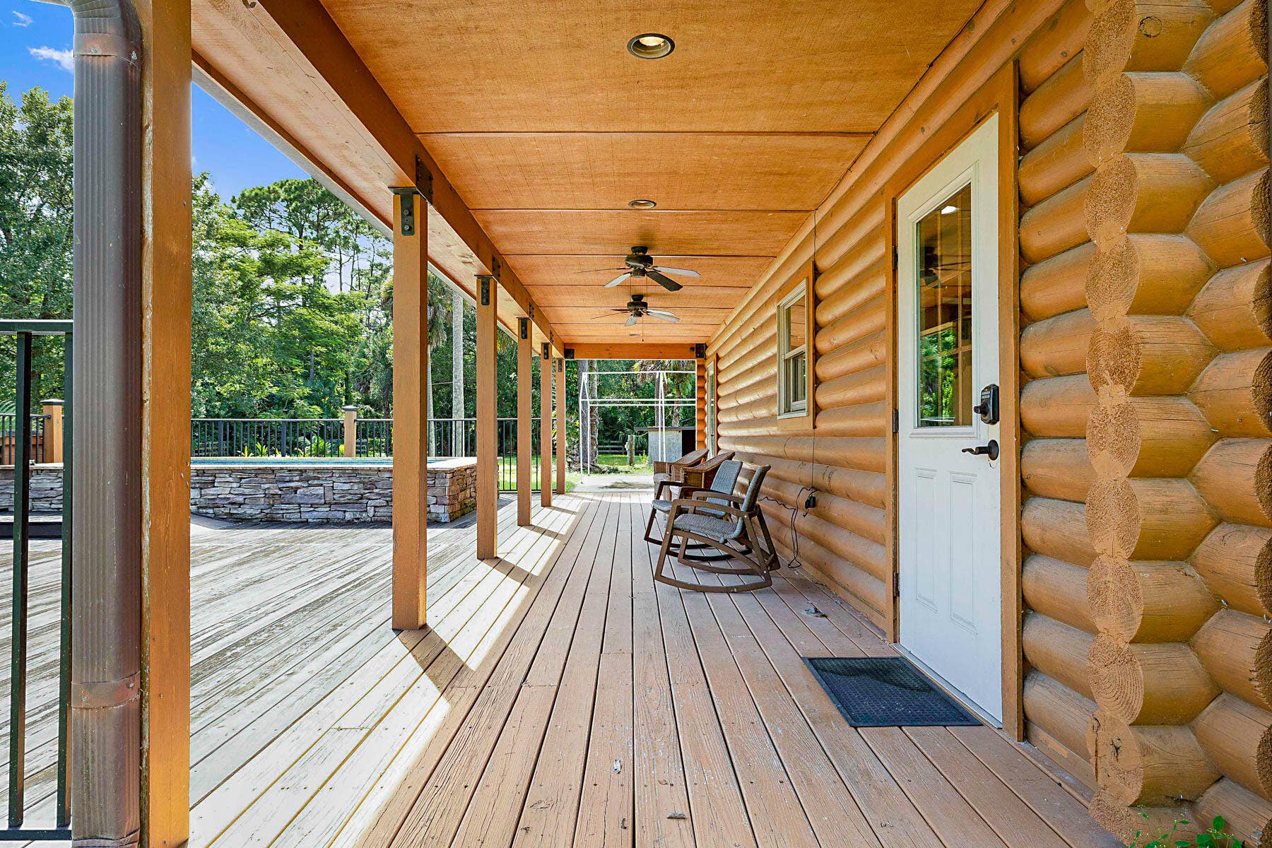 14594 GRUBER Lane, Loxahatchee Groves, FL 33470 BACK DOOR & PORCH