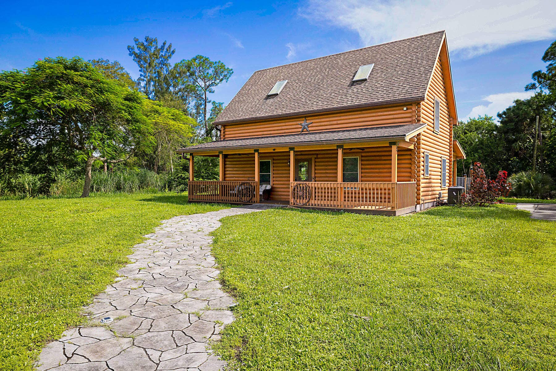 14594 GRUBER Lane, Loxahatchee Groves, FL 33470 LOG CABIN