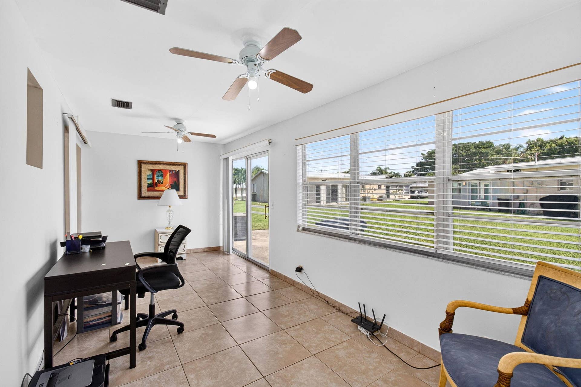 2703 Peer Lane, Delray Beach, FL 33445 Enclosed patio - enlarged sqft compared to what is shown.