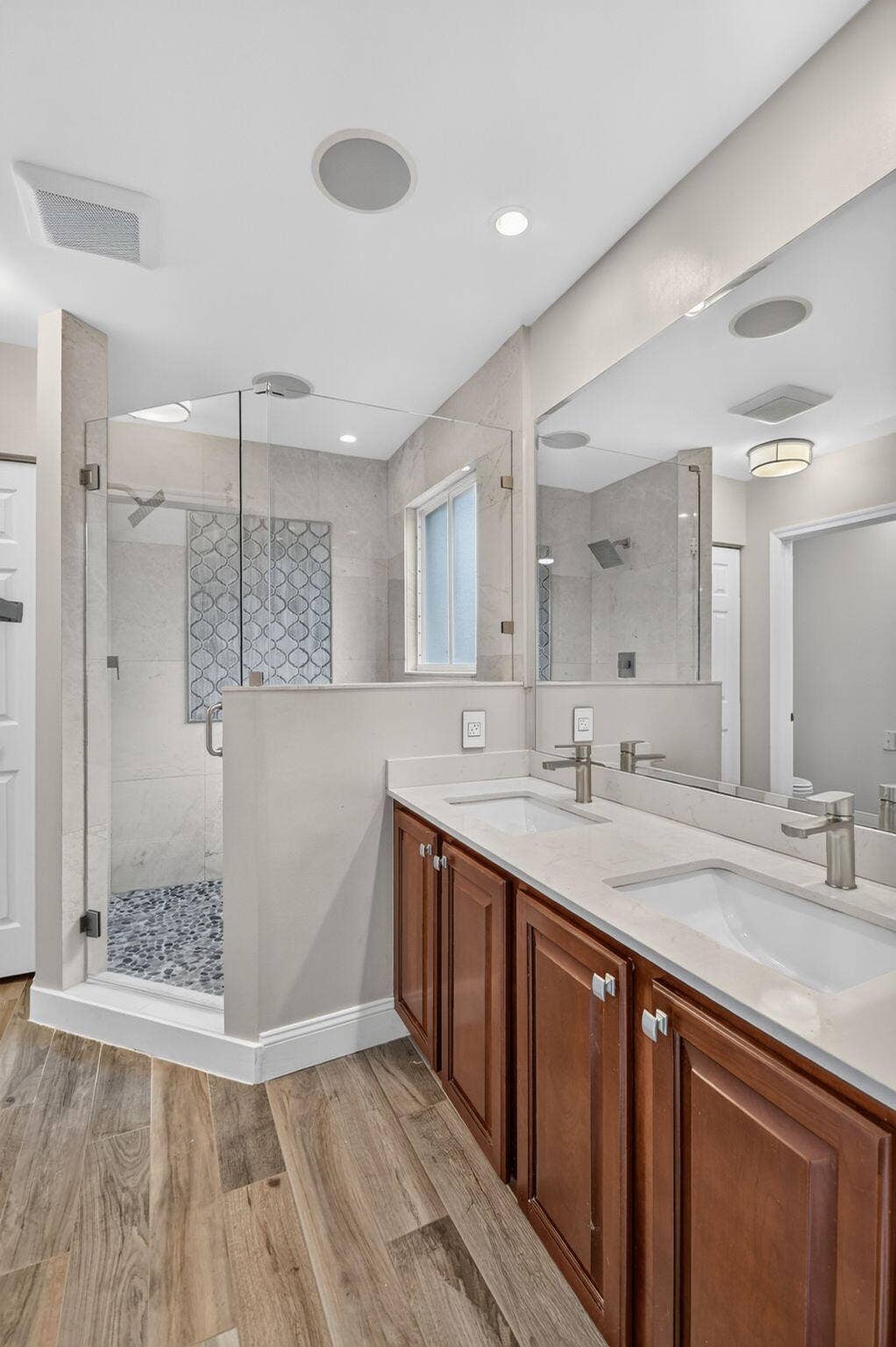 6143 Whalton Street, West Palm Beach, FL 33411 Wood tile flooring.