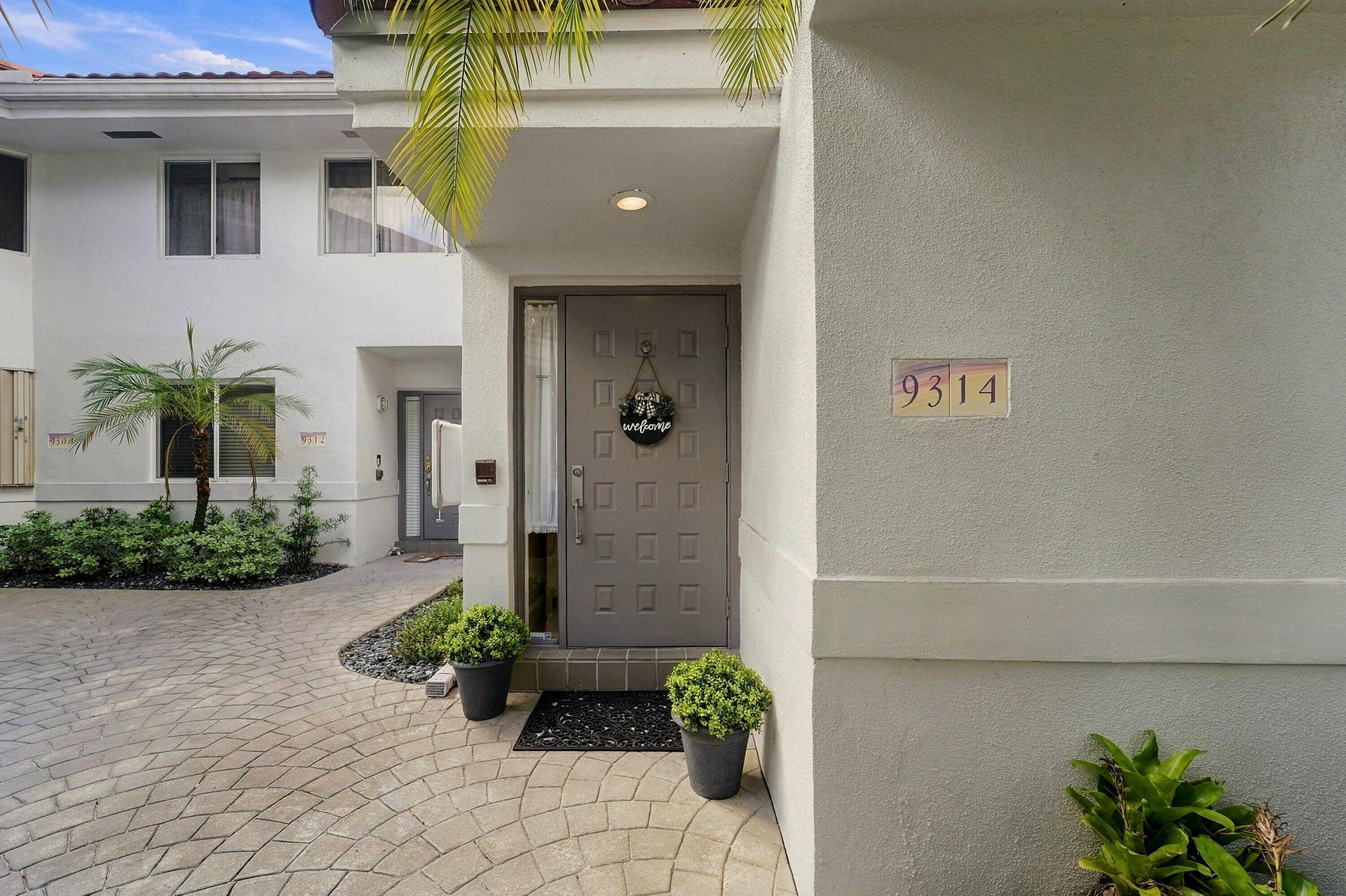Front door.