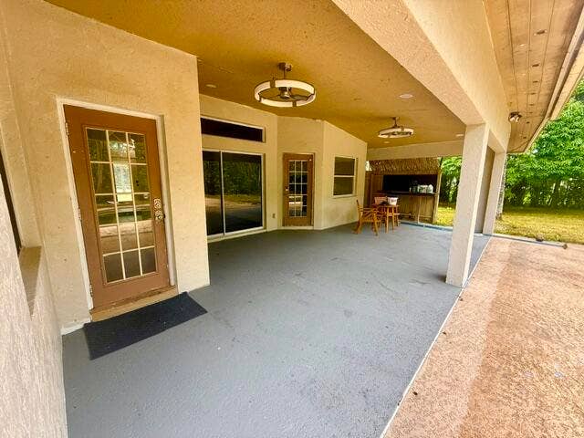 Covered Back patio