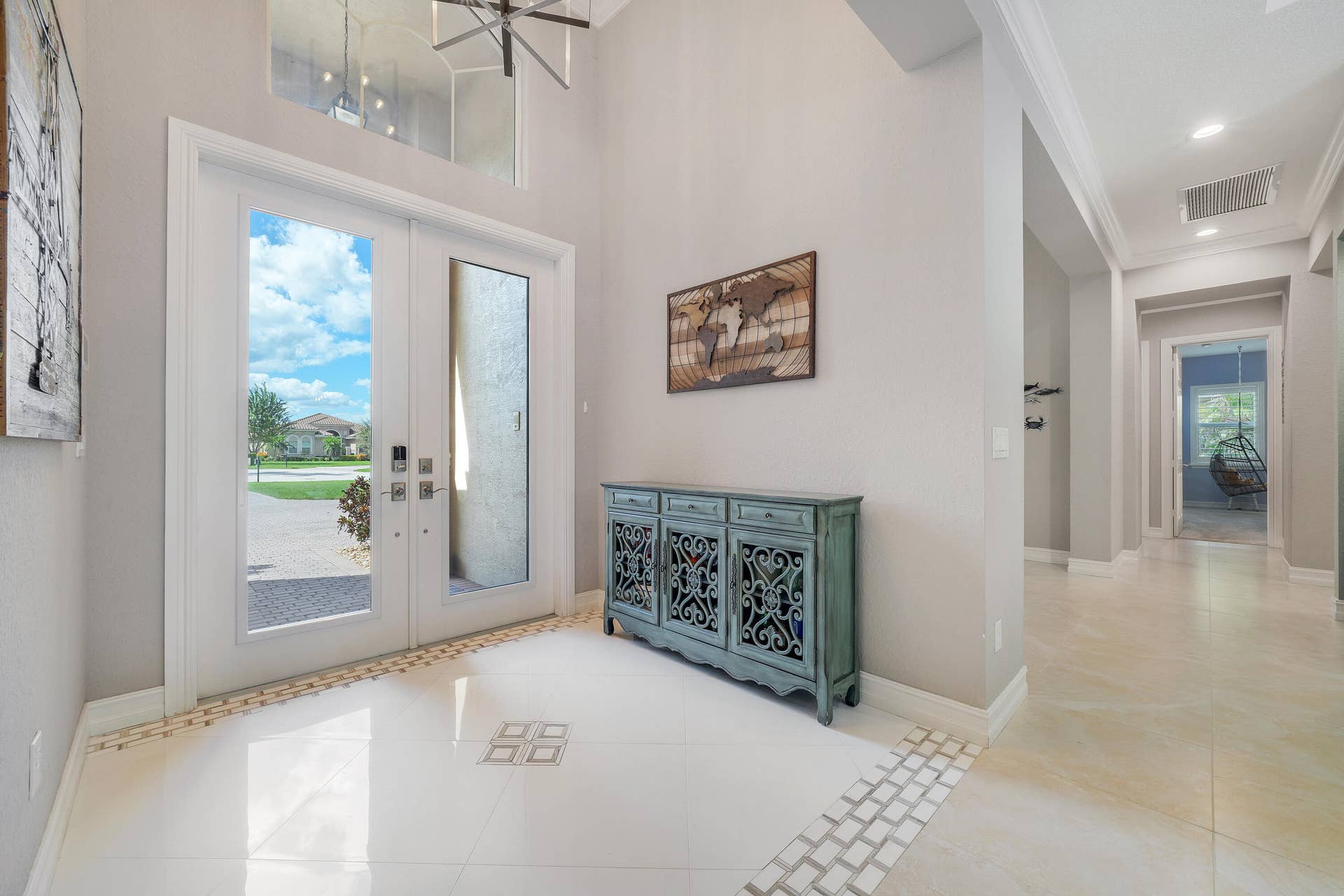 Foyer - Near 15' Ceiling Entrance