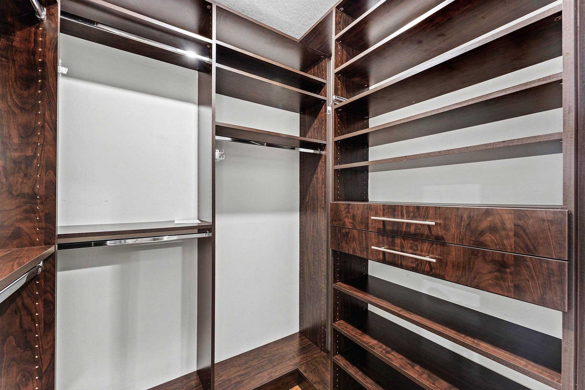 Master walk-in closets