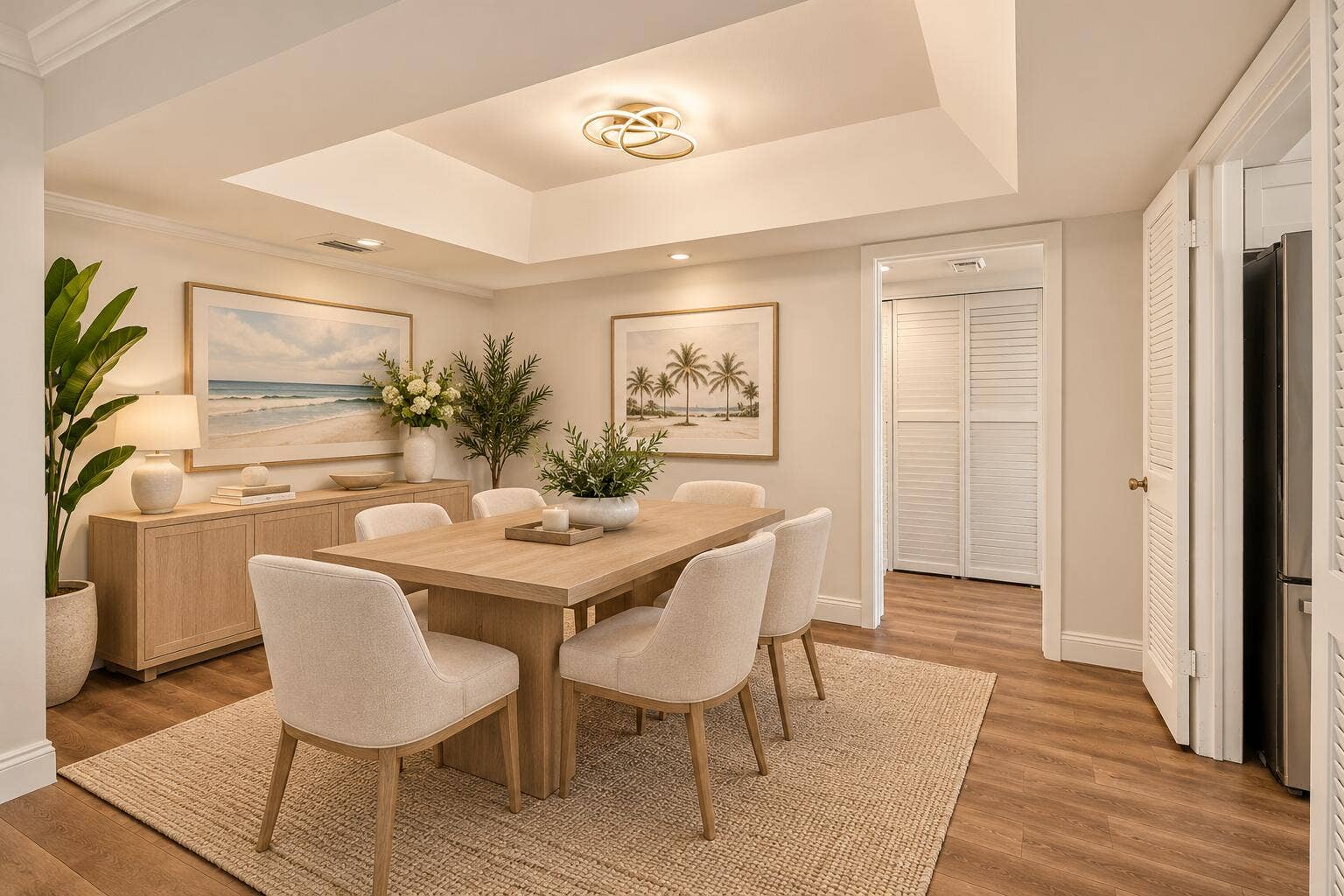 3589 S OCEAN Boulevard, #303, South Palm Beach, FL 33480 Modern Coastal Dining Room