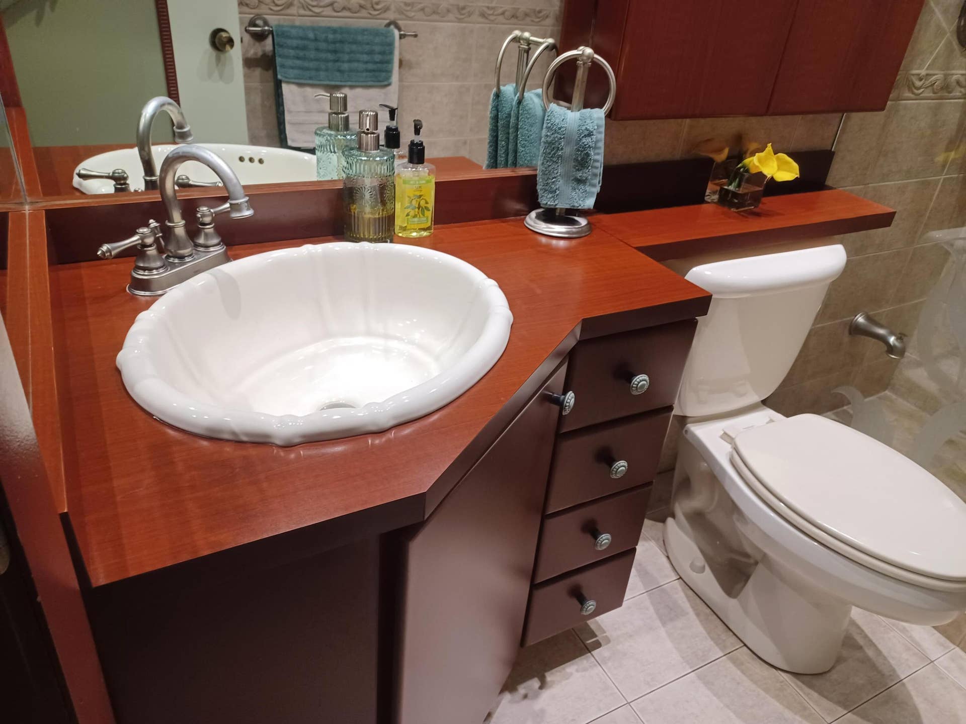 primary bathroom sink