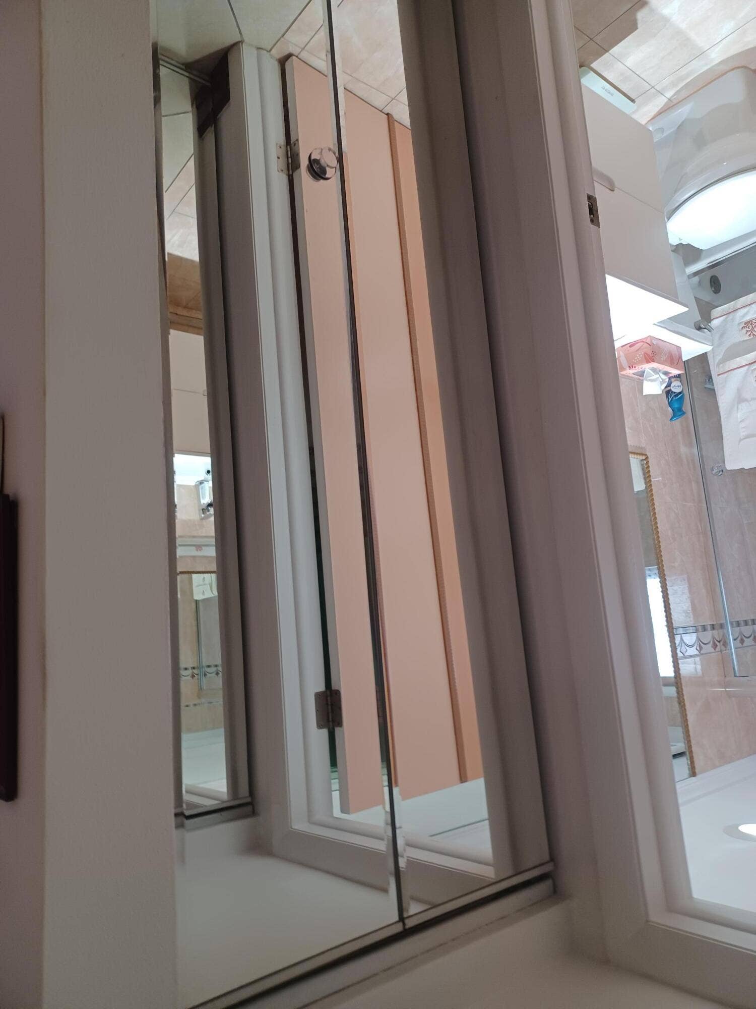 mirror doors to scond bath