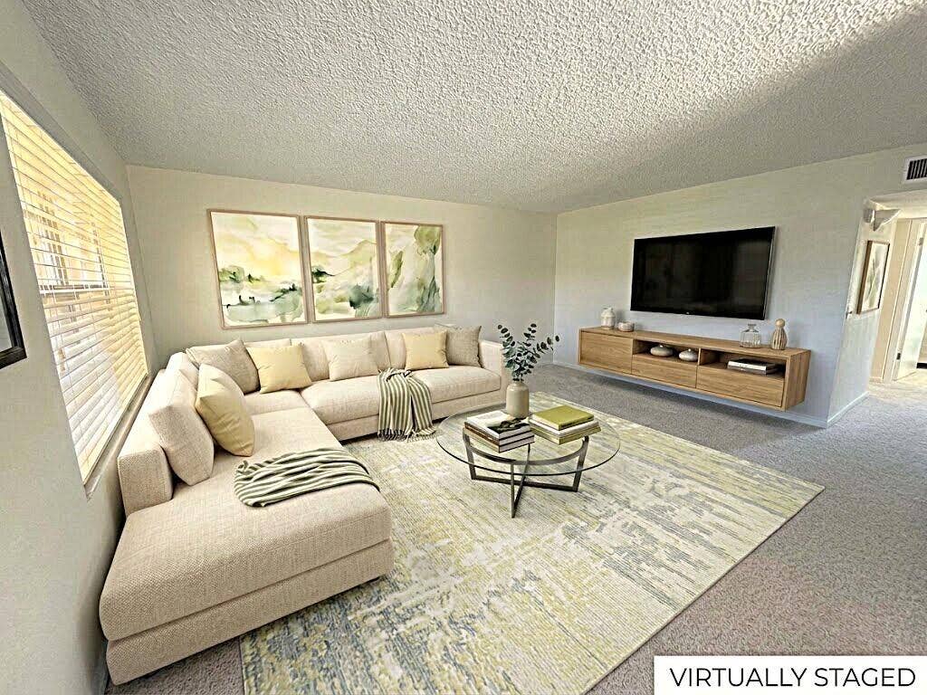 Living Room Virtually Staged