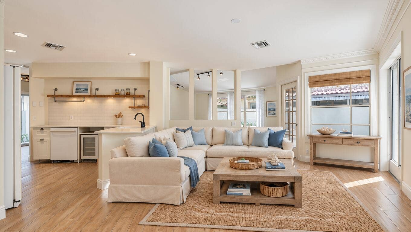 5222 Majorca Club Drive, Boca Raton, FL 33486 Family Room. AI-Generated virtually staged