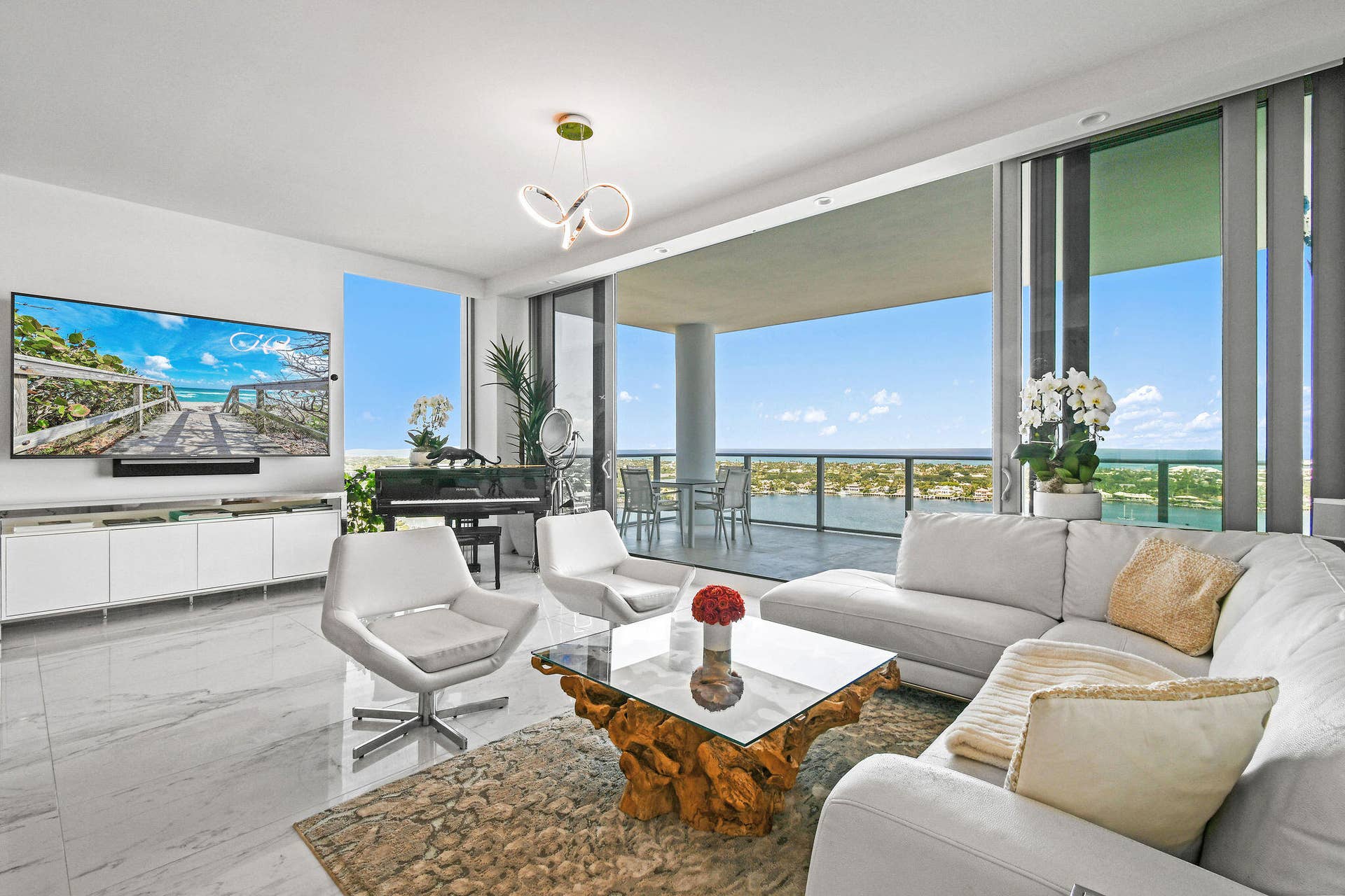 Living with Intracoastal & Ocean Views