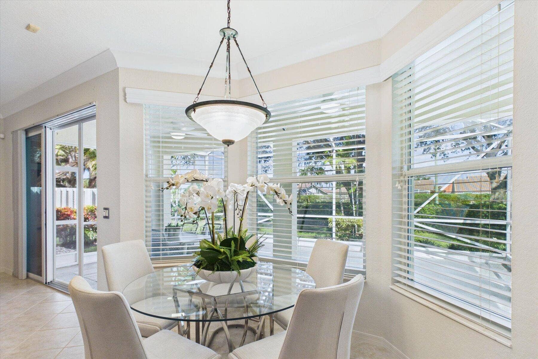 12776 CORAL LAKES Drive, Boynton Beach, FL 33437 Breakfast Area overlooking Screened Patio
