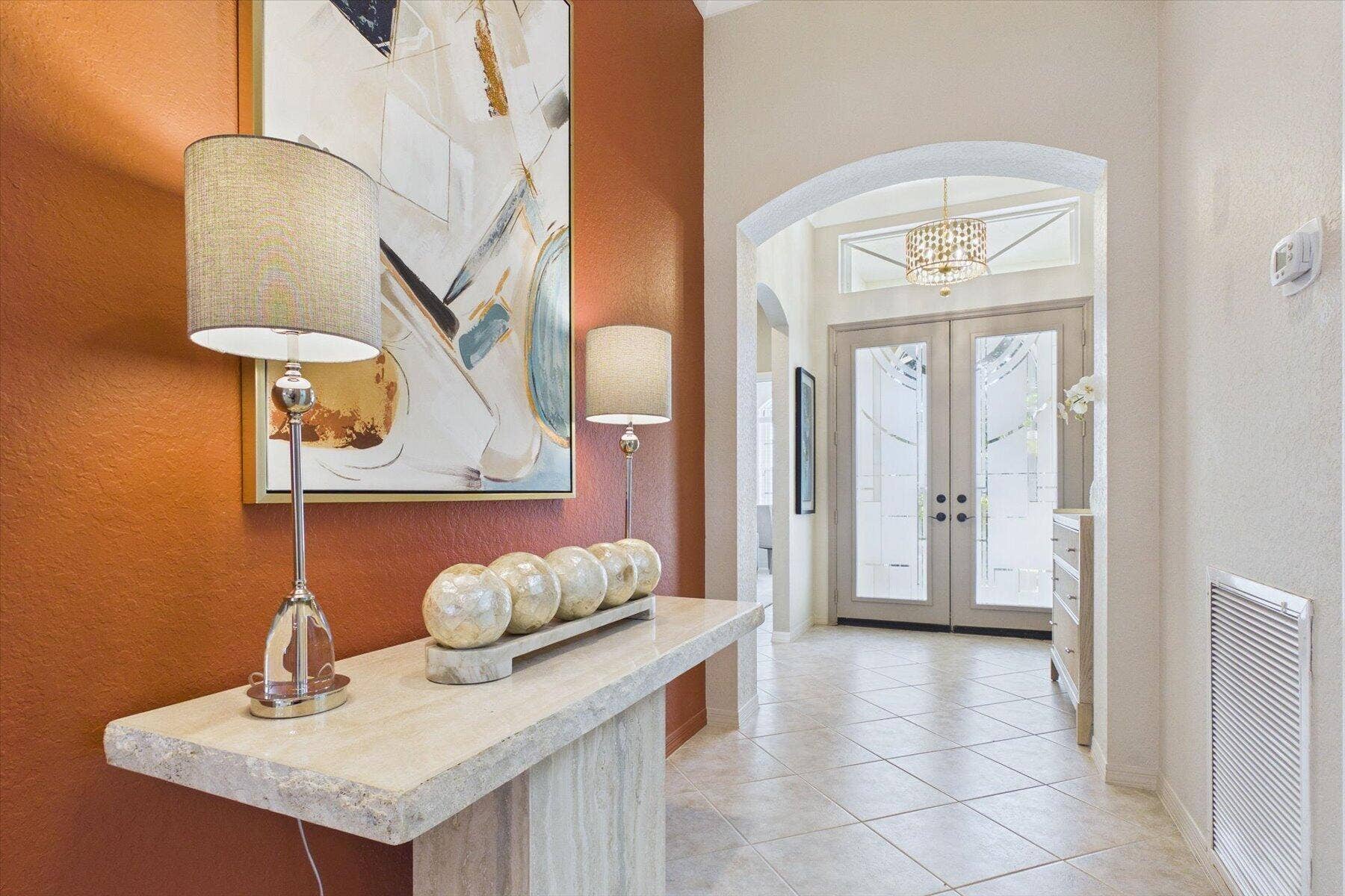 12776 CORAL LAKES Drive, Boynton Beach, FL 33437 Entrance with Custom Glass Doors