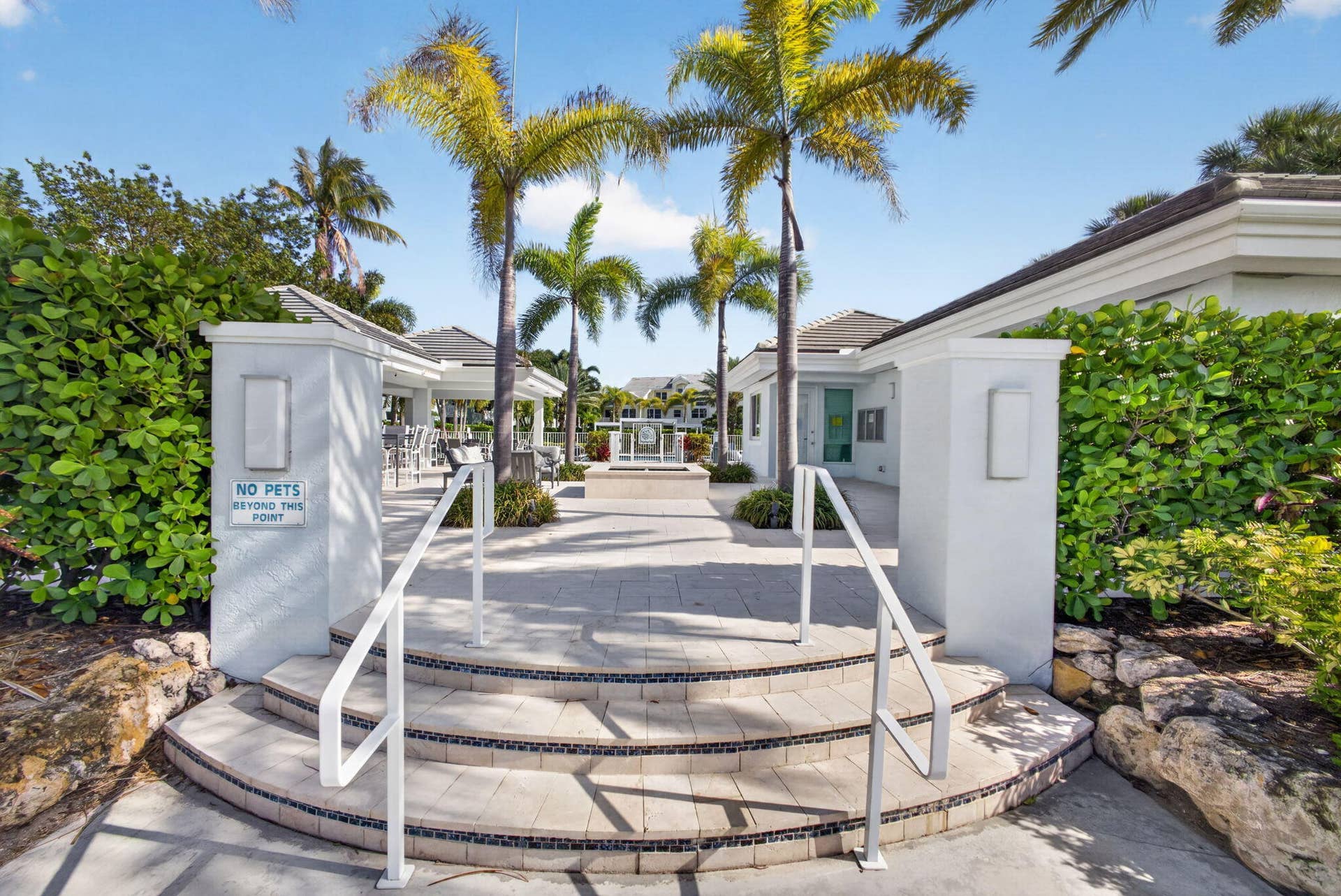 Pool Deck Entrance