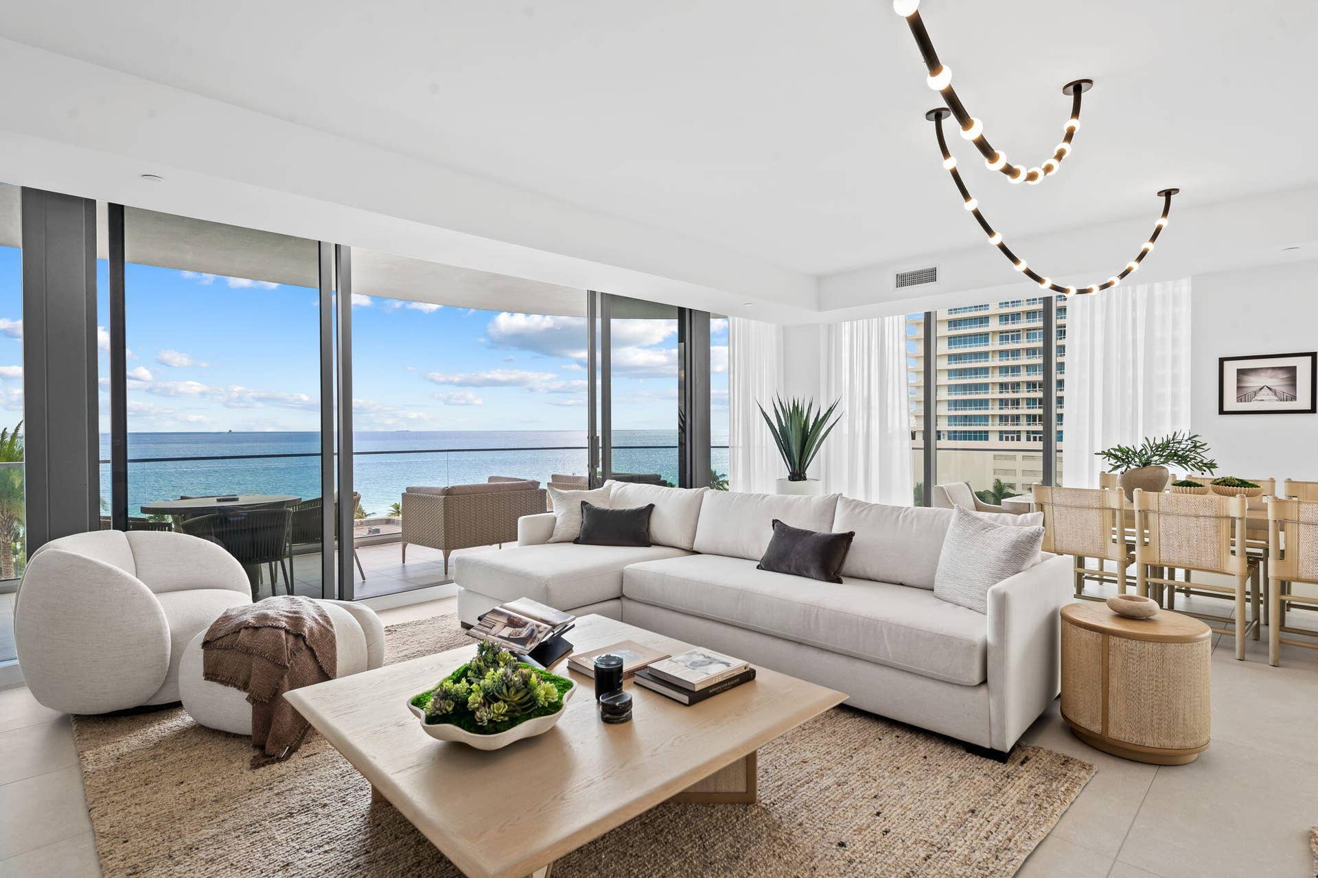 Living and dining area