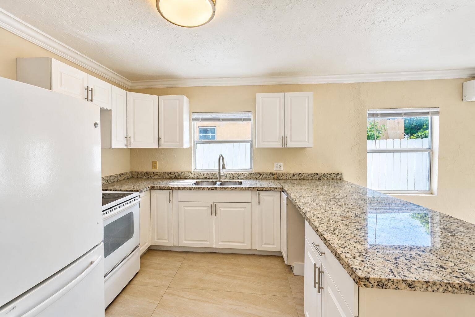 Bright Modern Granite Kitchen