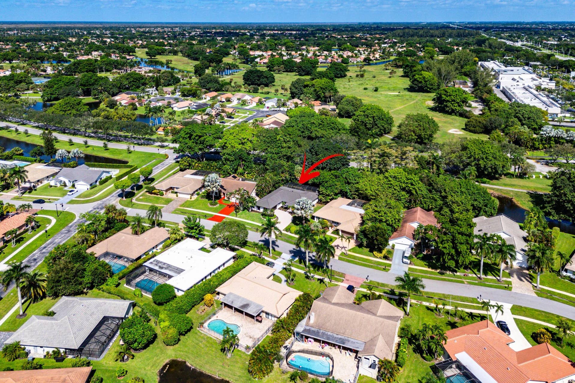 10264 Crosswind Road, Boca Raton, FL 33498 Aerial