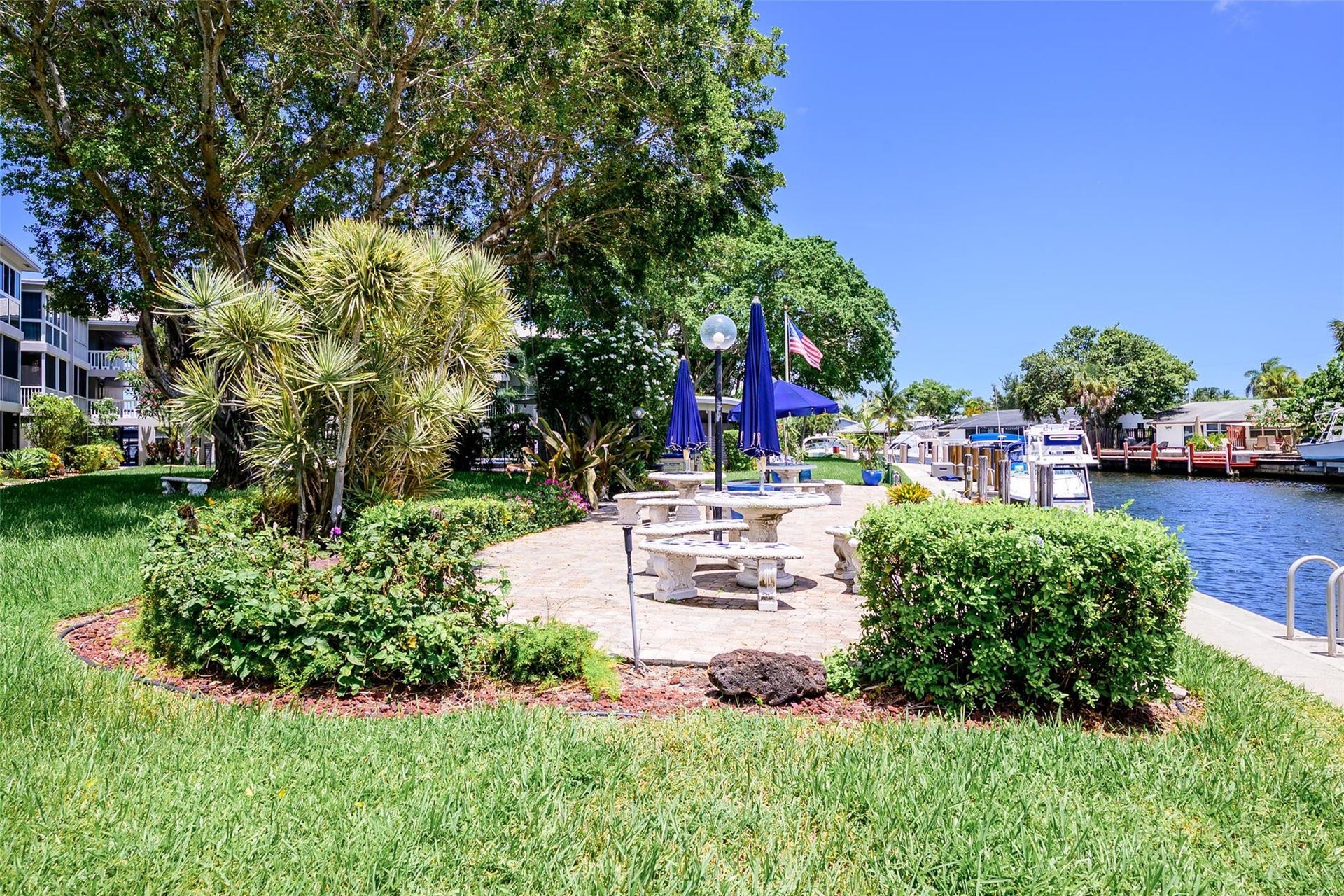 Waterfront BBQ Area