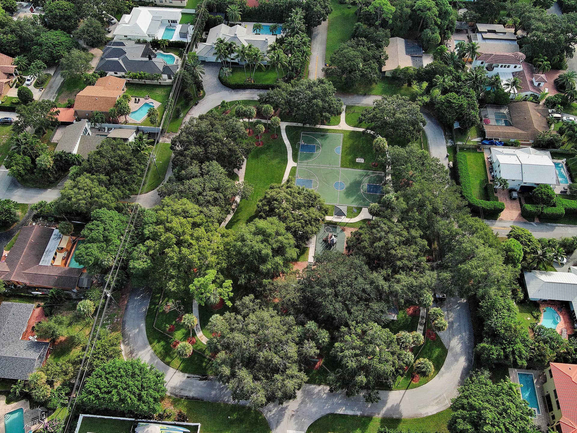 Aerial Pine Breeze Park